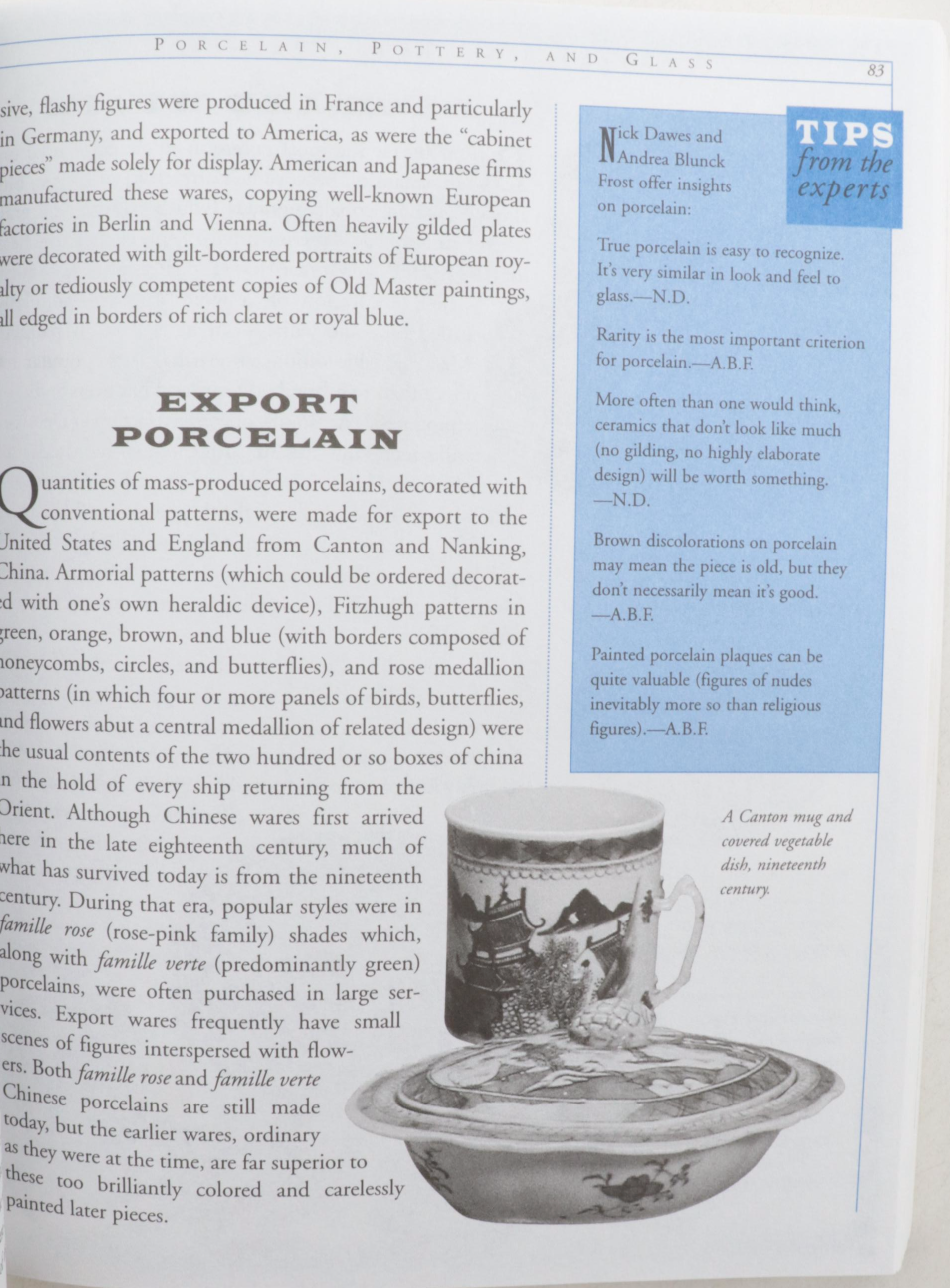 "Antiques Roadshow Primer" by Carol Prisant and More Collecting Books