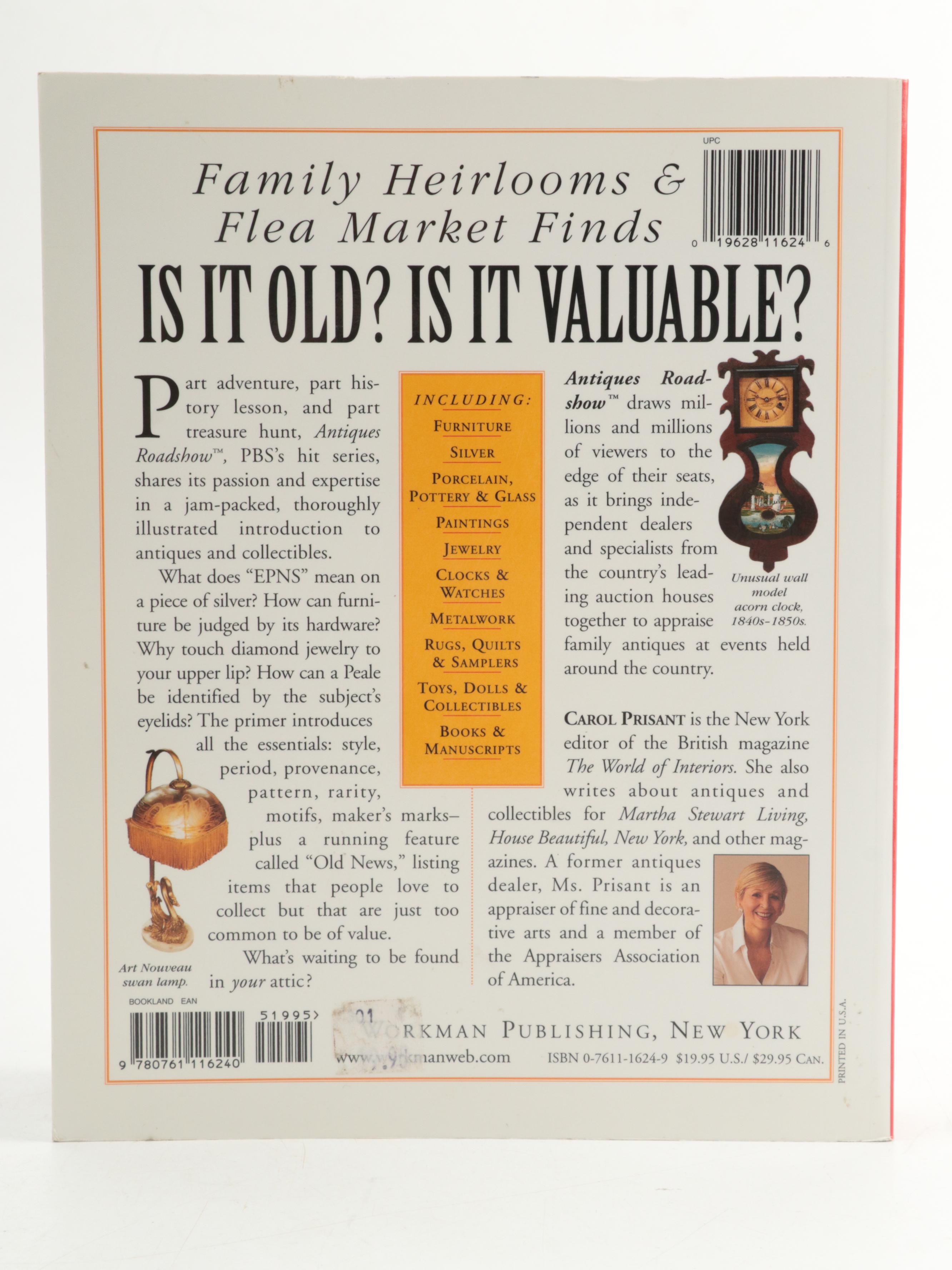 "Antiques Roadshow Primer" by Carol Prisant and More Collecting Books