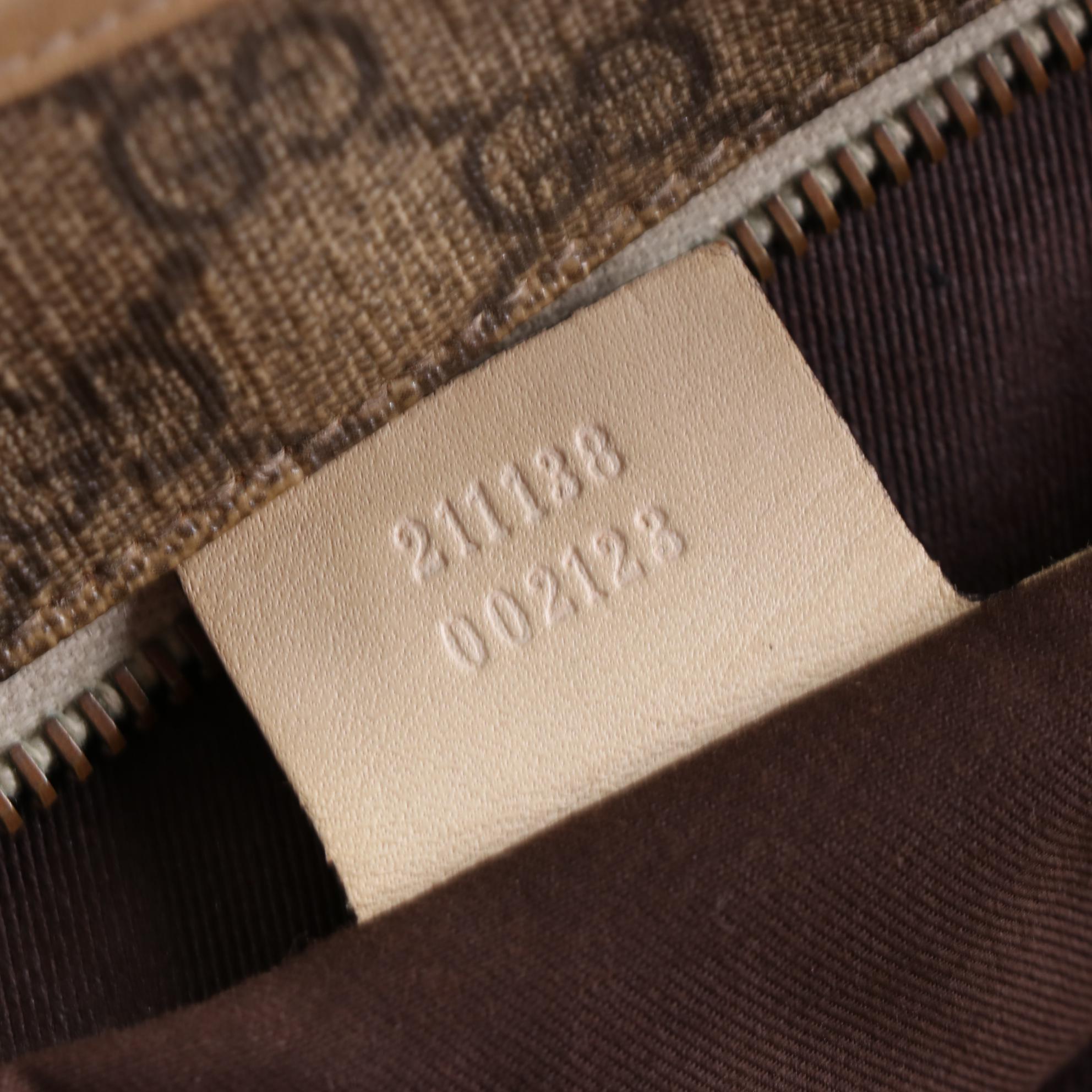 Gucci Shoulder Tote in GG Supreme Canvas and Leather