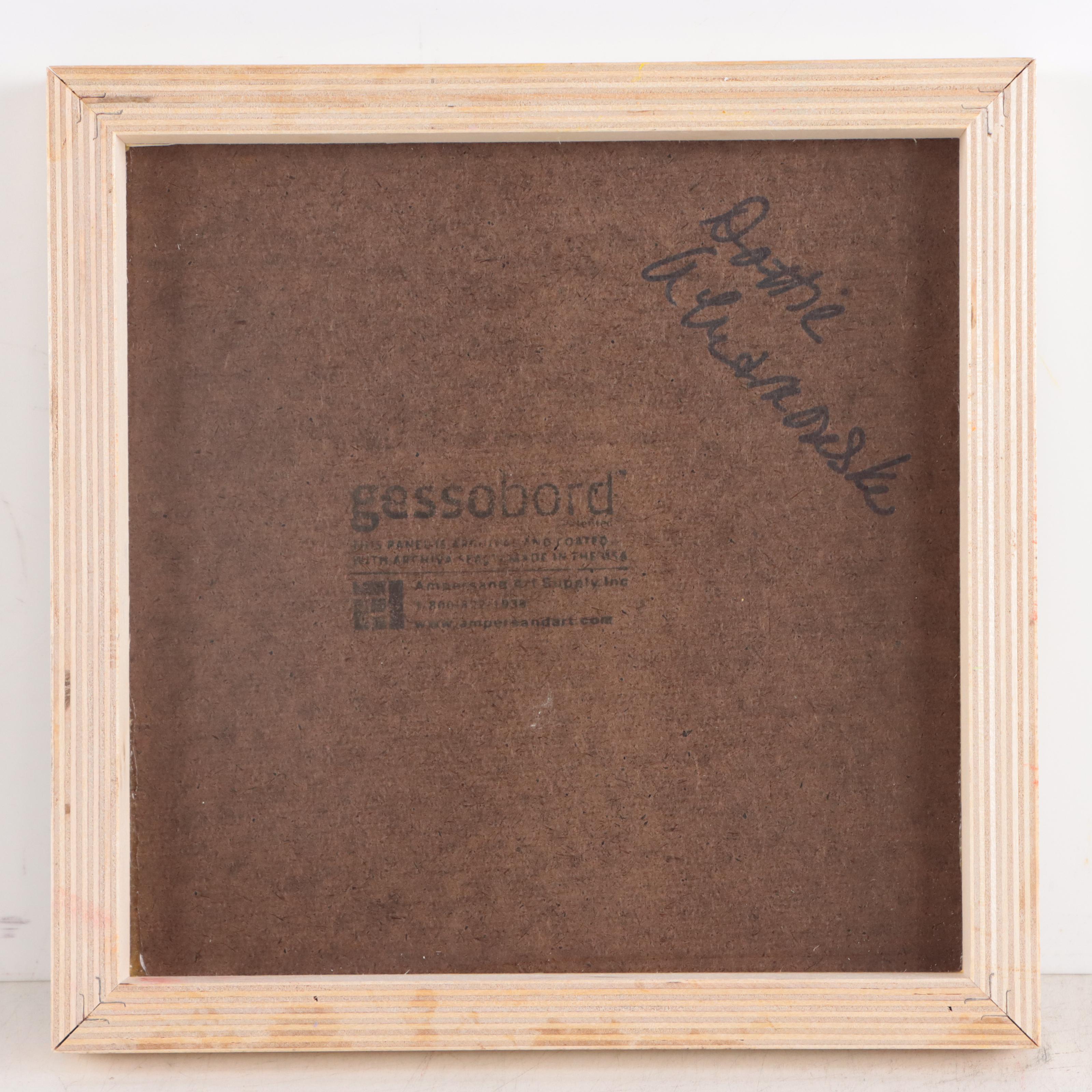 Dottie Abramowski Floral Mixed Media Painting