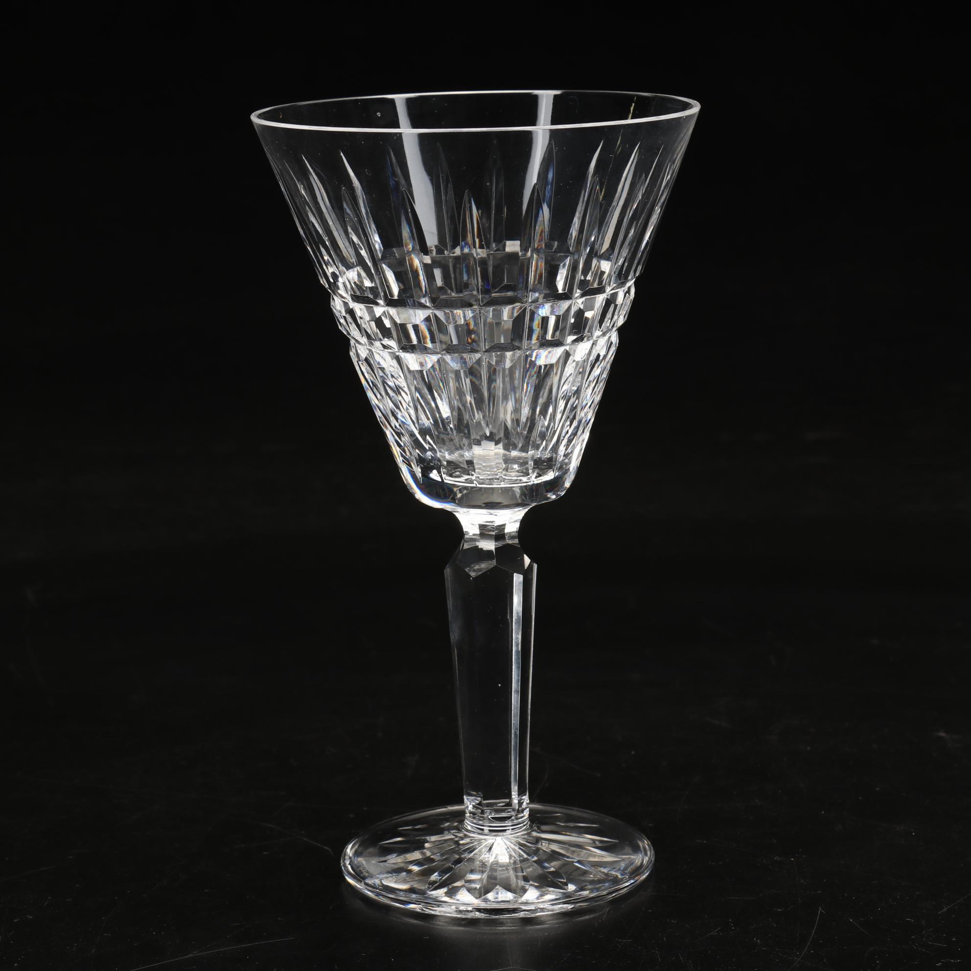 Waterford Crystal "Glenmore" Water Goblets, Late 20th Century