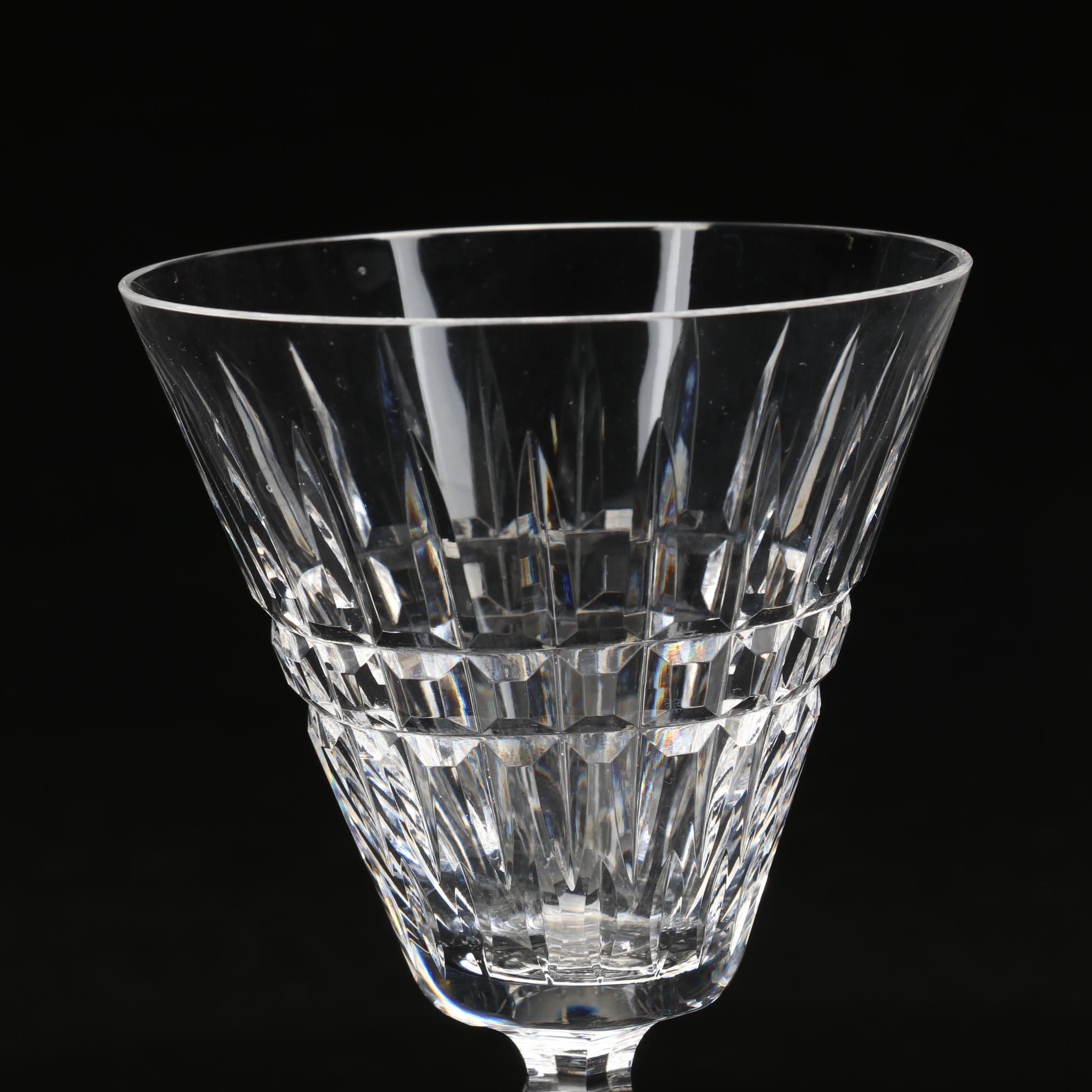 Waterford Crystal "Glenmore" Water Goblets, Late 20th Century