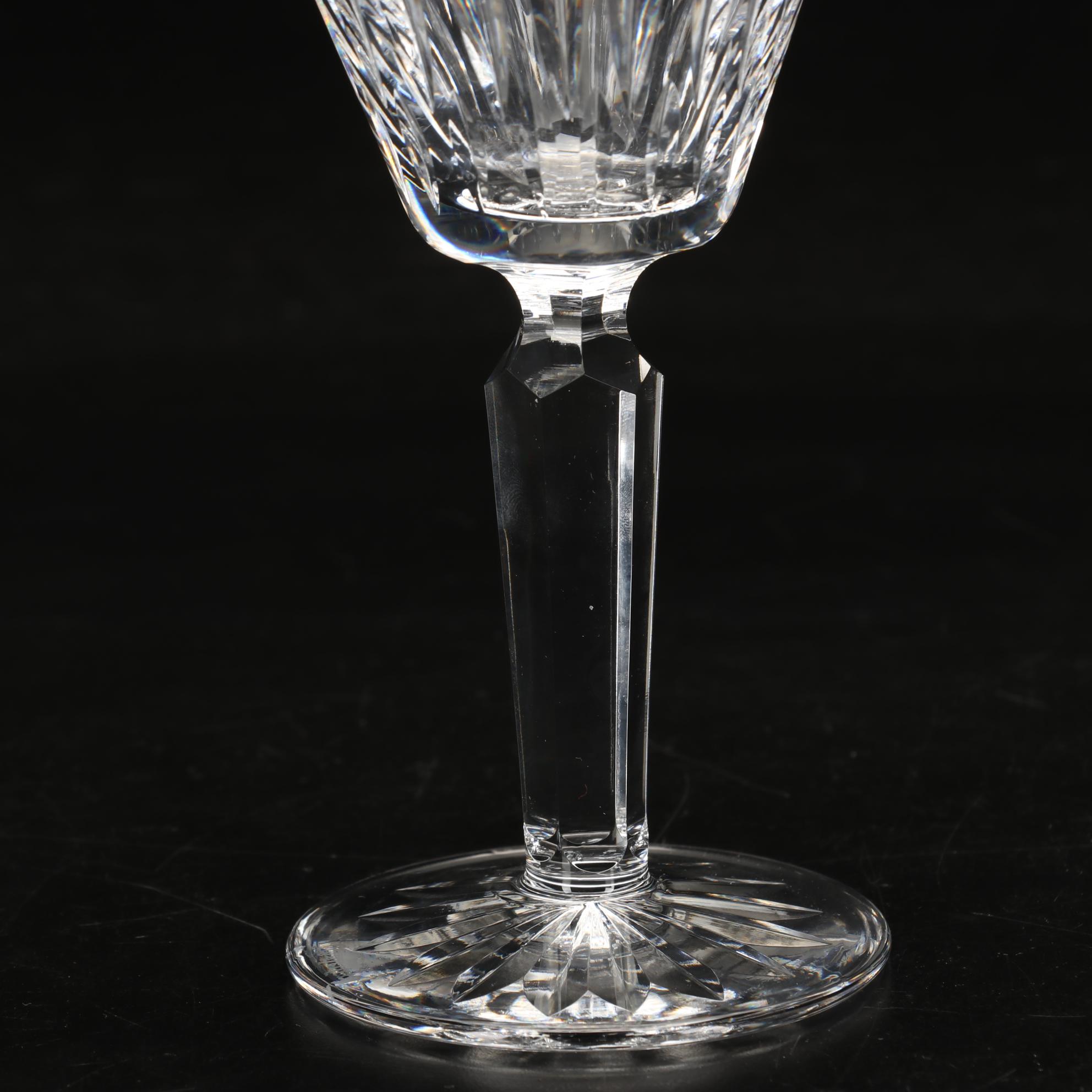Waterford Crystal "Glenmore" Water Goblets, Late 20th Century