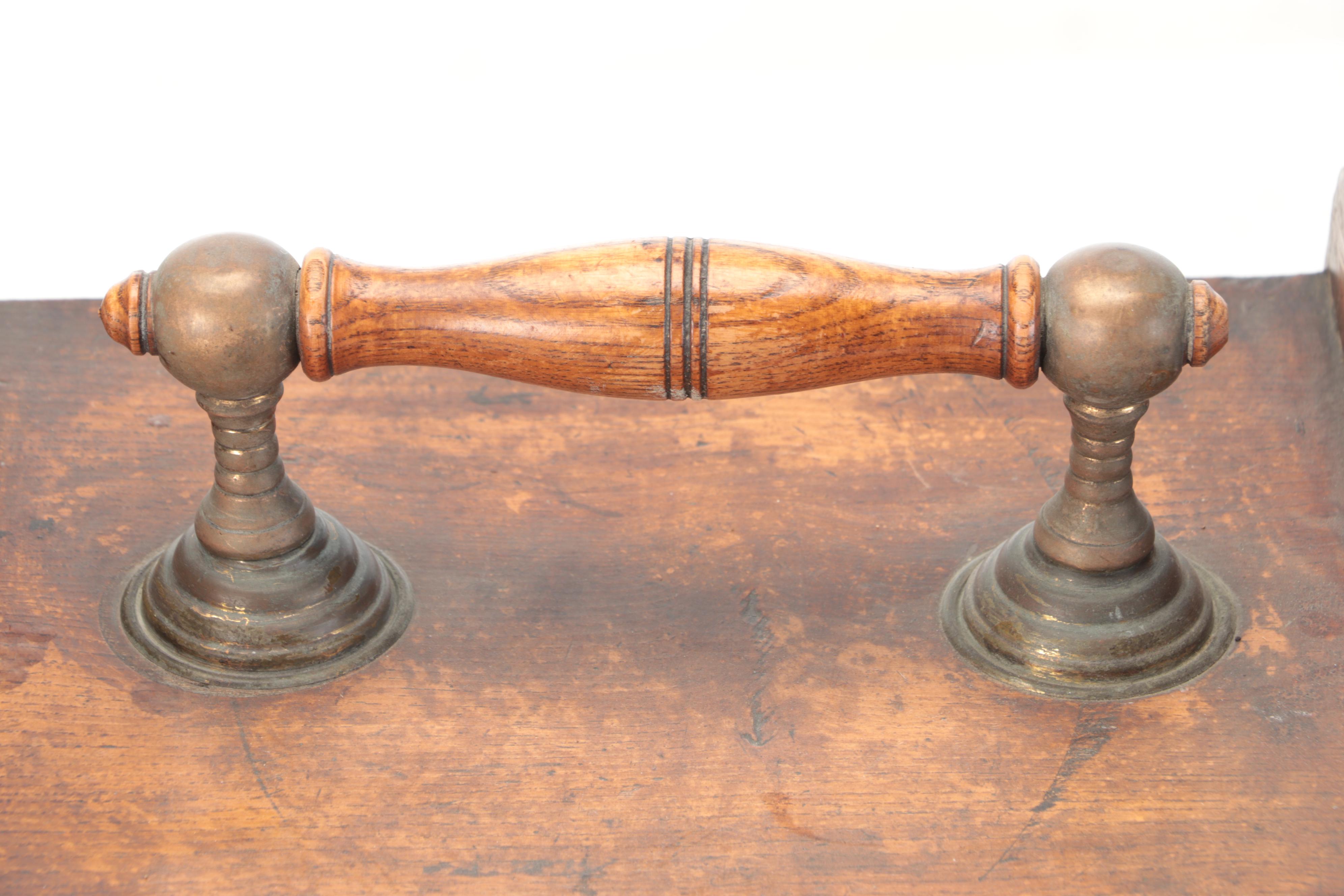 English Oak Wood Coal Scuttle, Early 20th Century