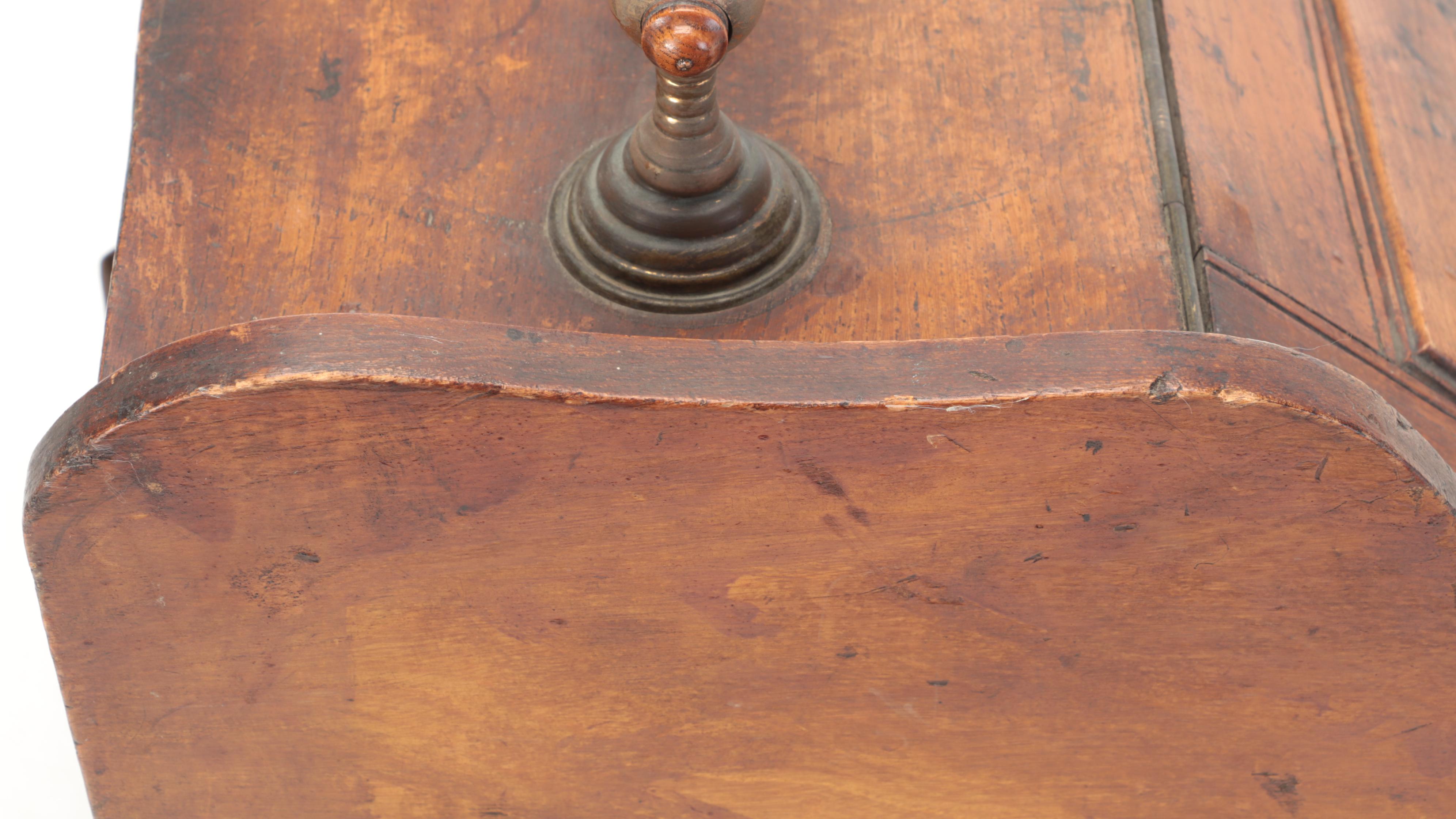 English Oak Wood Coal Scuttle, Early 20th Century
