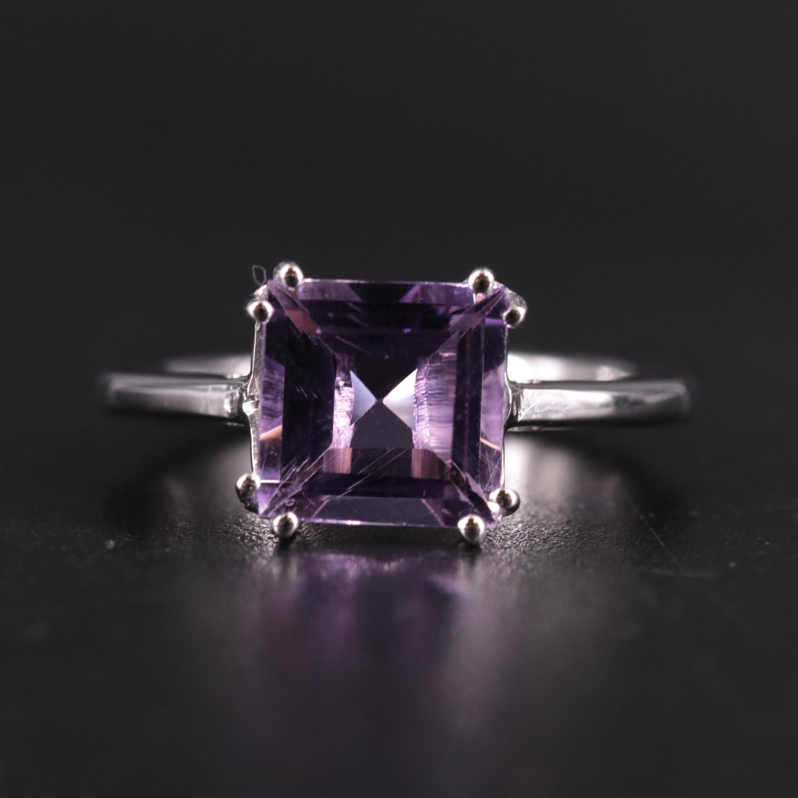 Sterling Silver Amethyst Ring