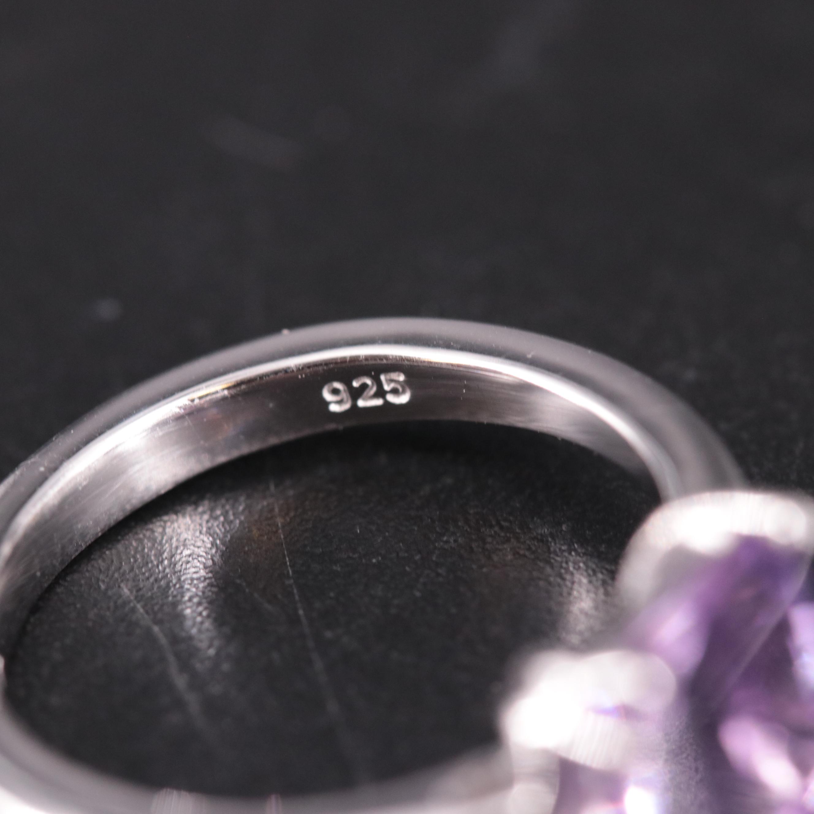 Sterling Silver Amethyst Ring