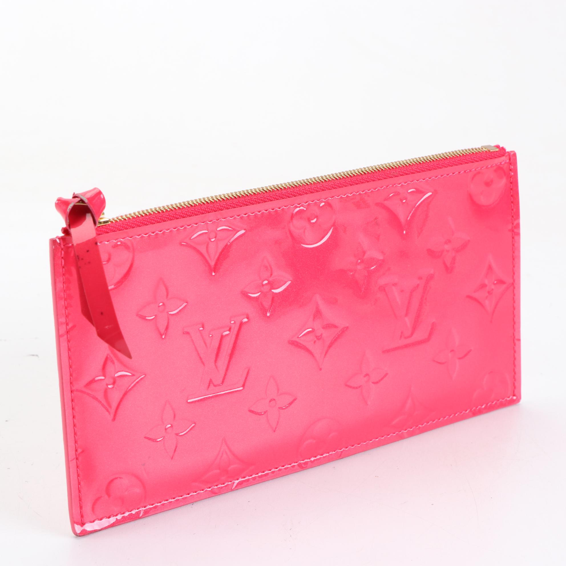 Louis Vuitton Félicie Pochette Zip Pouch Insert in Monogram Vernis Leather