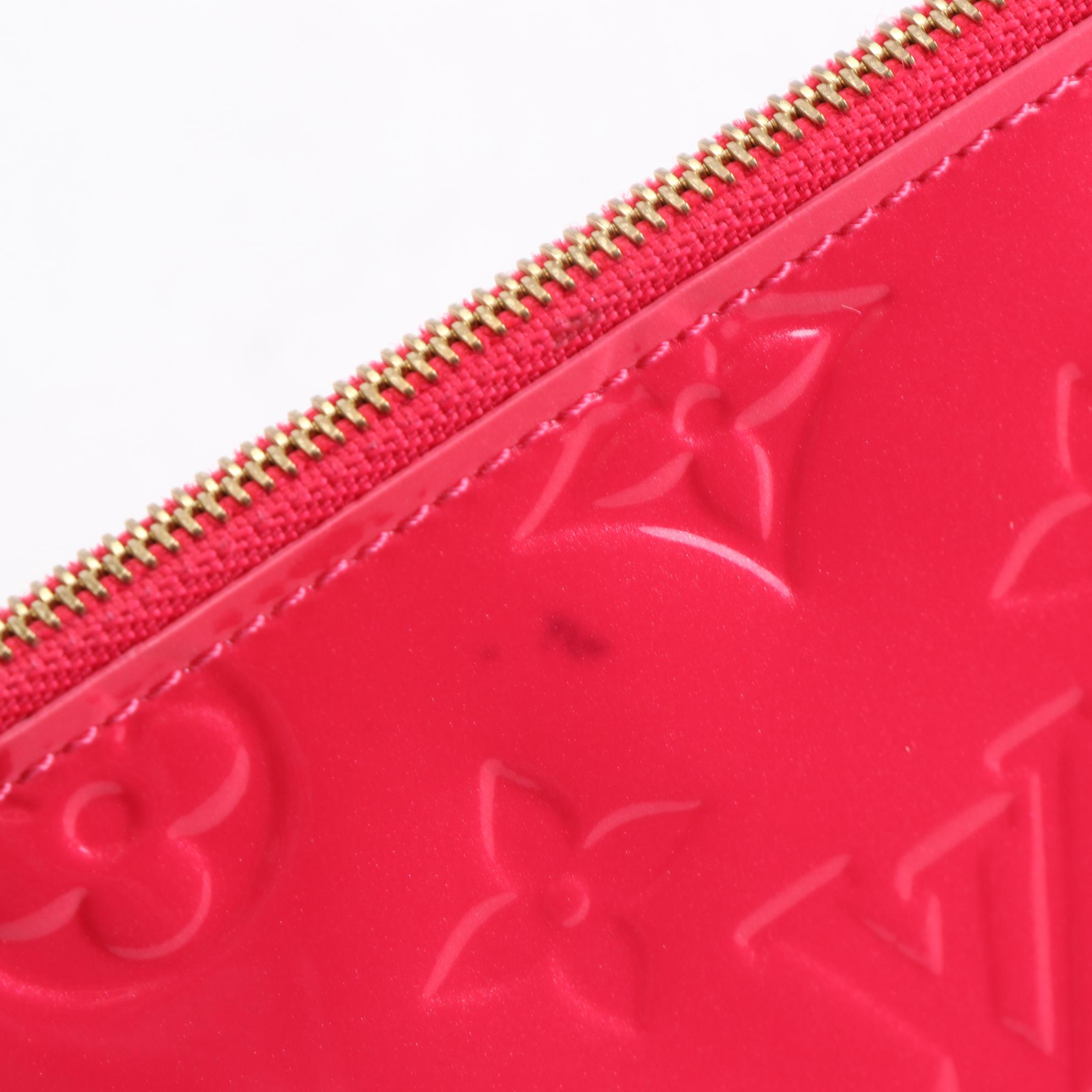 Louis Vuitton Félicie Pochette Zip Pouch Insert in Monogram Vernis Leather