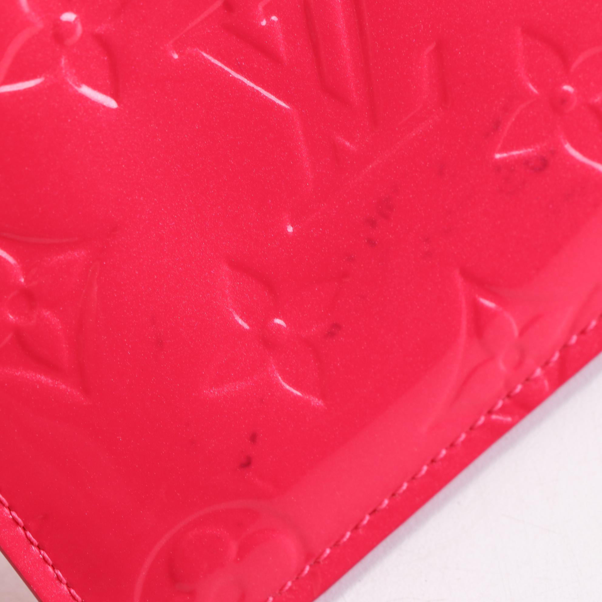 Louis Vuitton Félicie Pochette Zip Pouch Insert in Monogram Vernis Leather