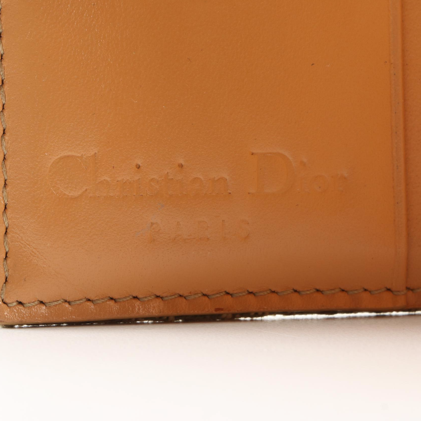 Christian Dior Compact Saddle Wallet in Dior Oblique Jacquard and Leather