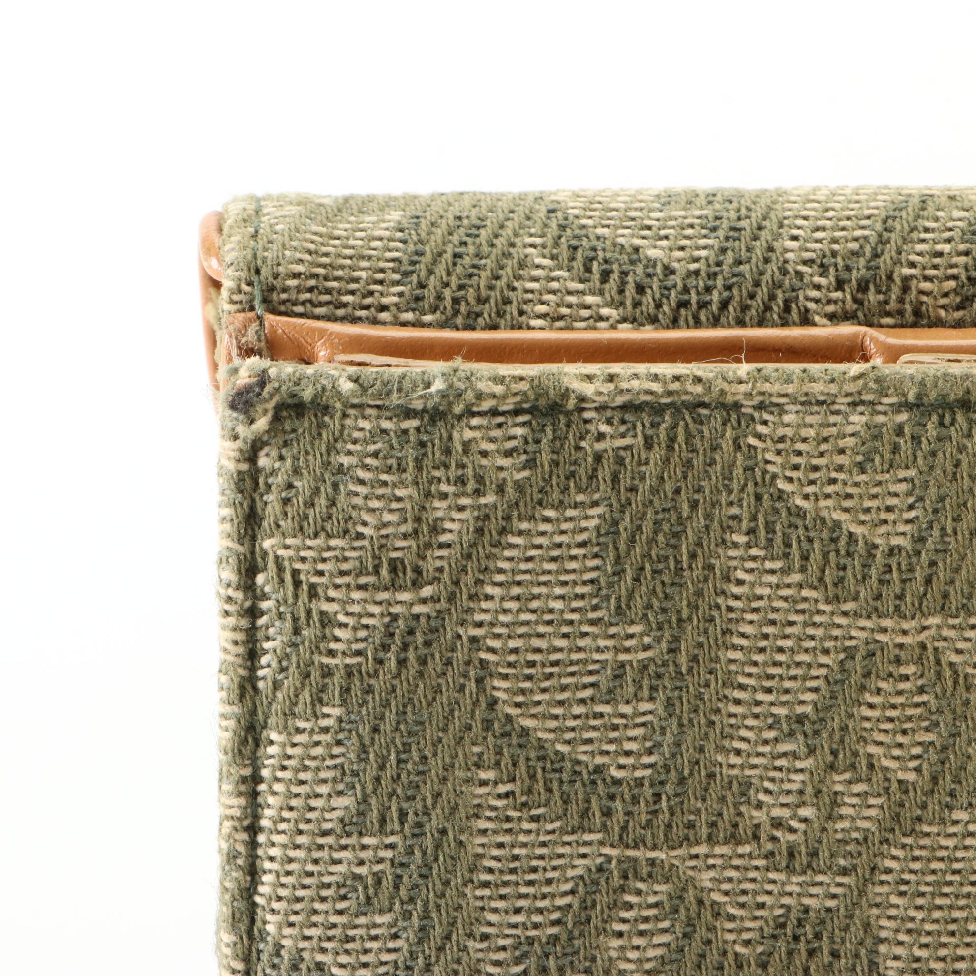 Christian Dior Compact Saddle Wallet in Dior Oblique Jacquard and Leather