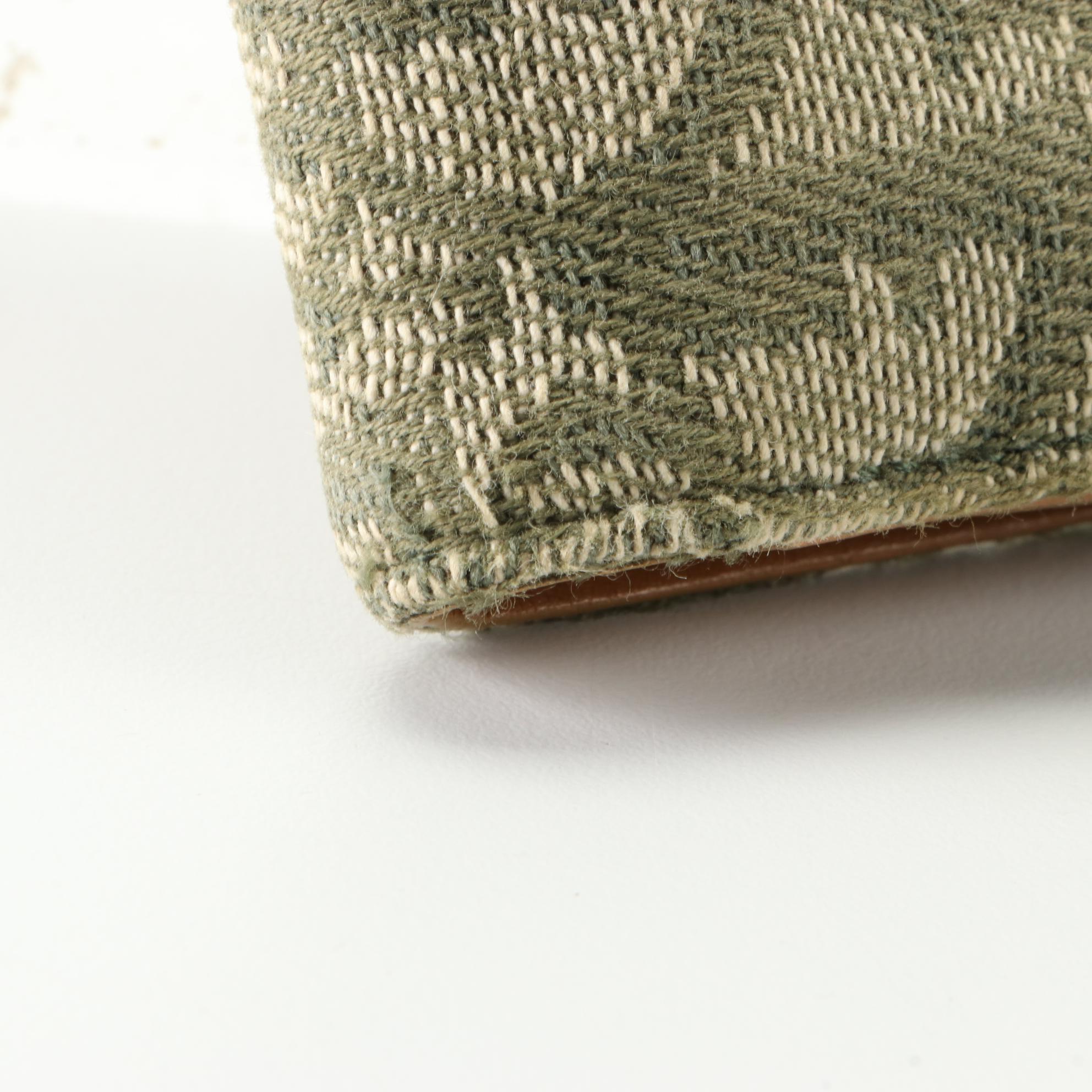 Christian Dior Compact Saddle Wallet in Dior Oblique Jacquard and Leather