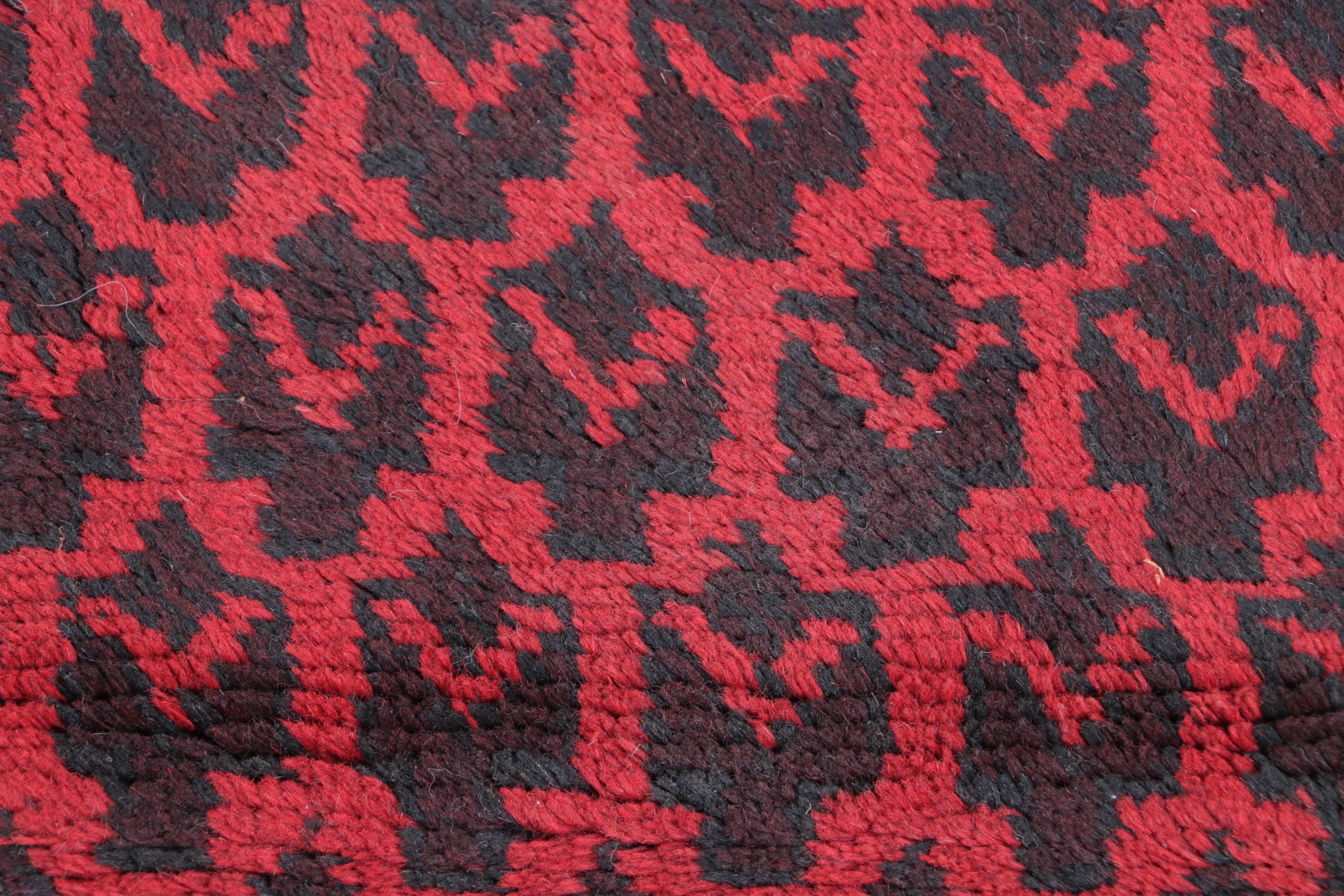 2'11 x 4'9 Hand-Knotted Afghan Baluch Accent Rug