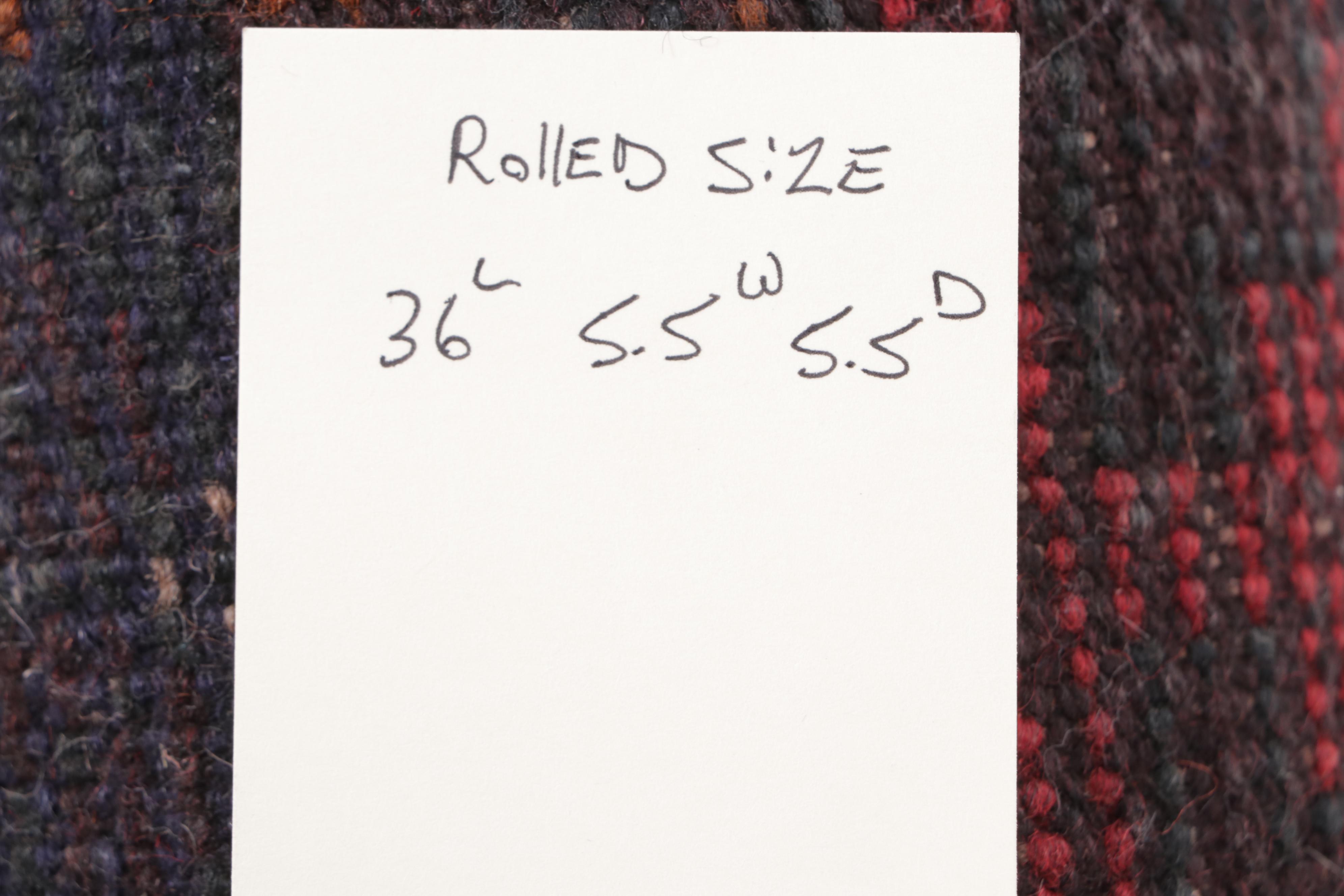 2'11 x 4'9 Hand-Knotted Afghan Baluch Accent Rug