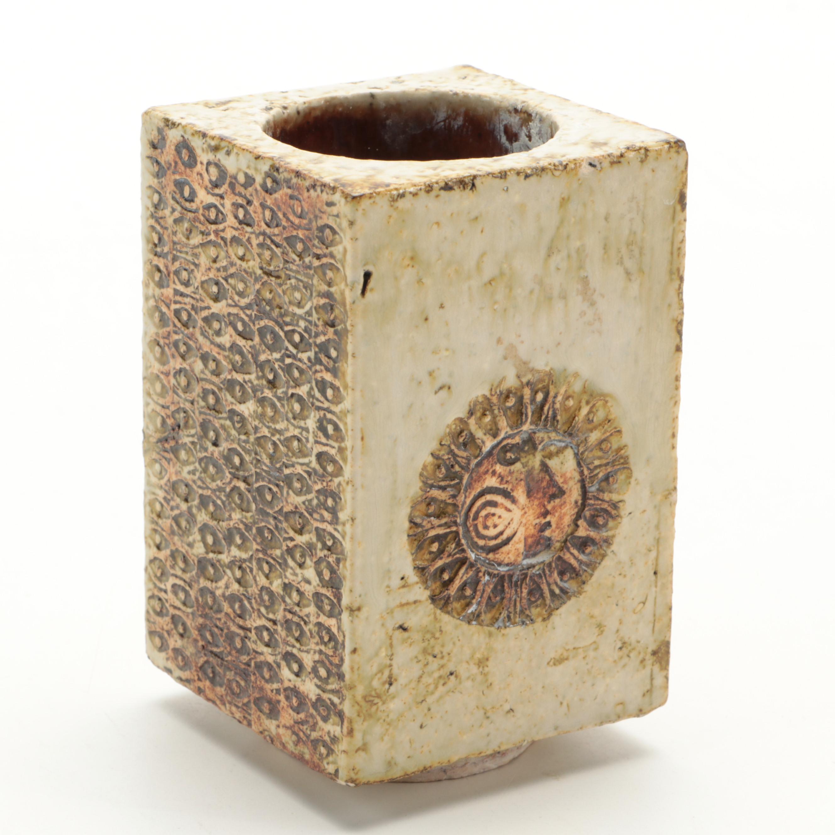 Roger Capron and Capron for Vallauris Pottery Terracotta Vases