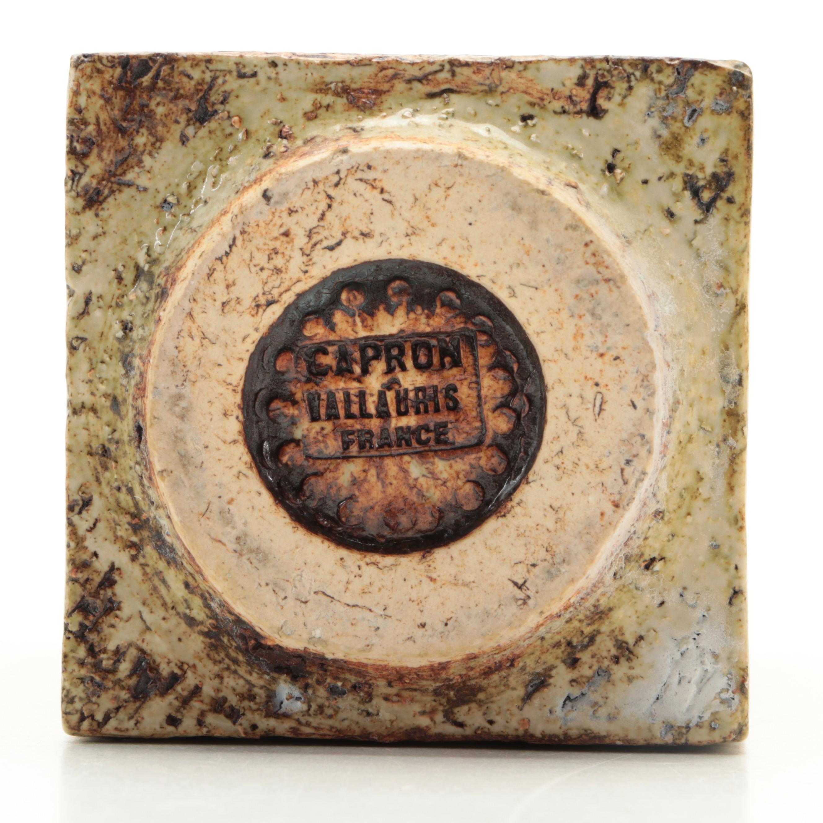 Roger Capron and Capron for Vallauris Pottery Terracotta Vases