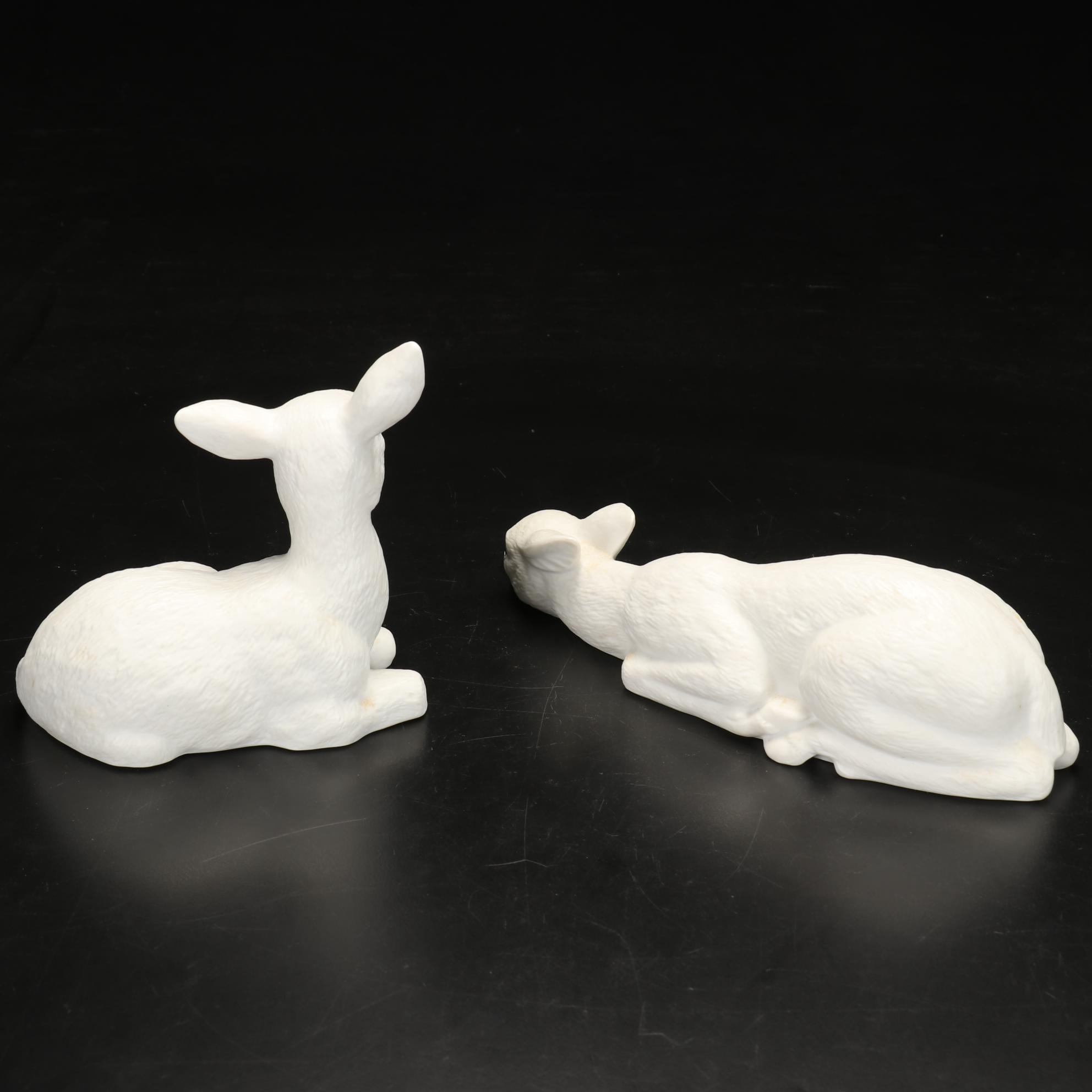 Lenox "Jeweled Butterfly" Candlesticks & Vase, with Other Candy Dish & Figurines