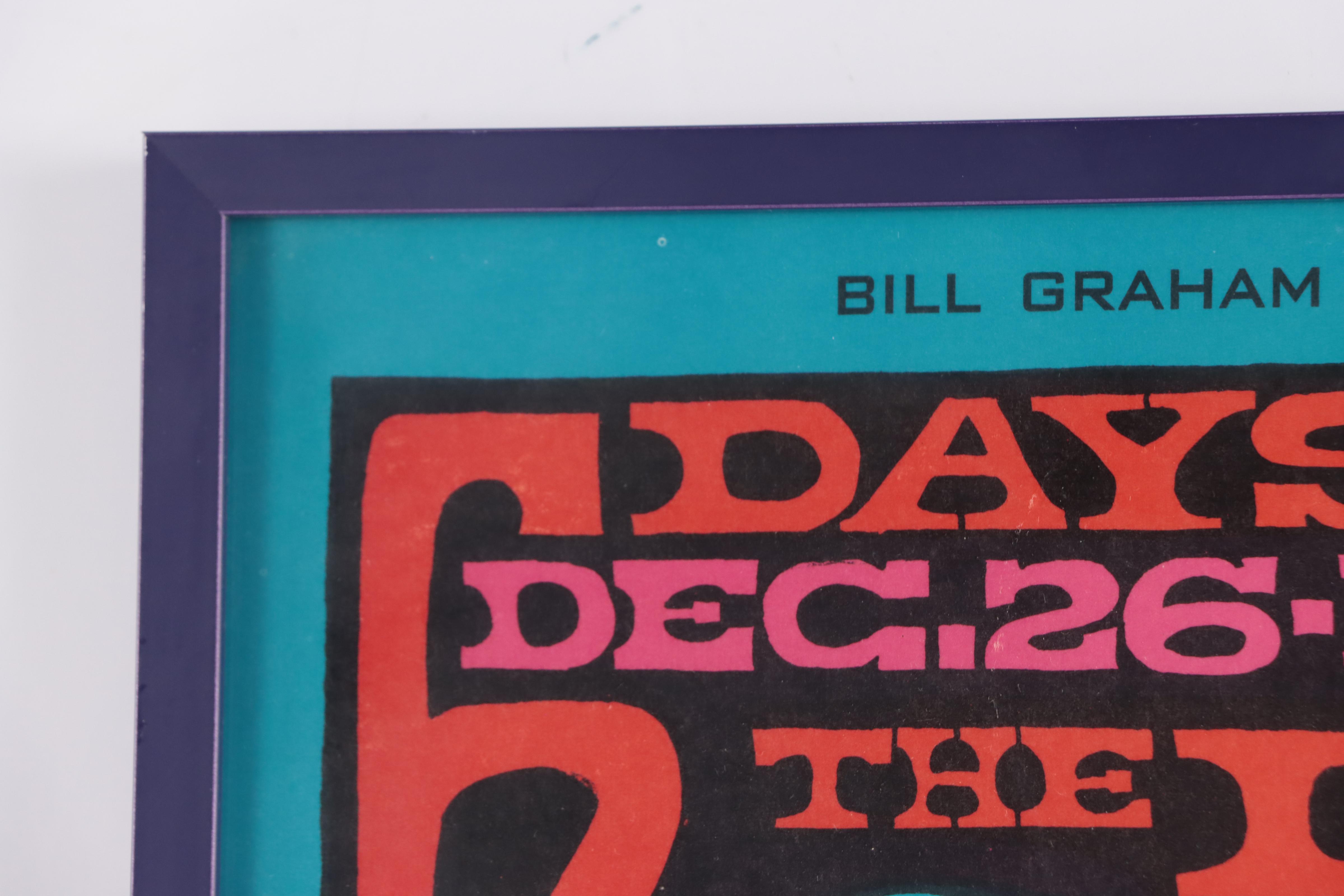 The Doors and Chuck Berry Lithograph Concert Poster After Bonnie MacLean