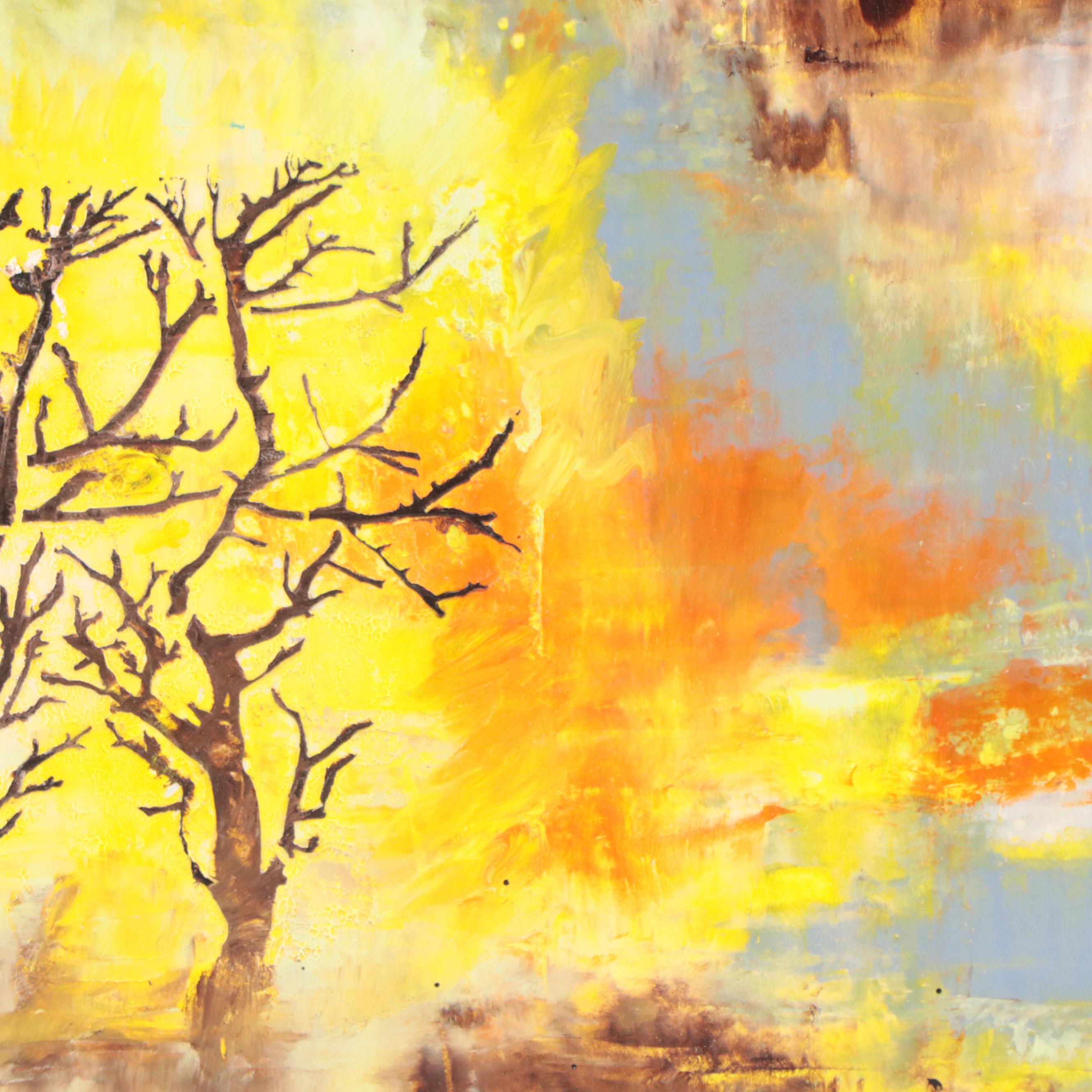 Dottie Abramowski Landscape Mixed Media Painting