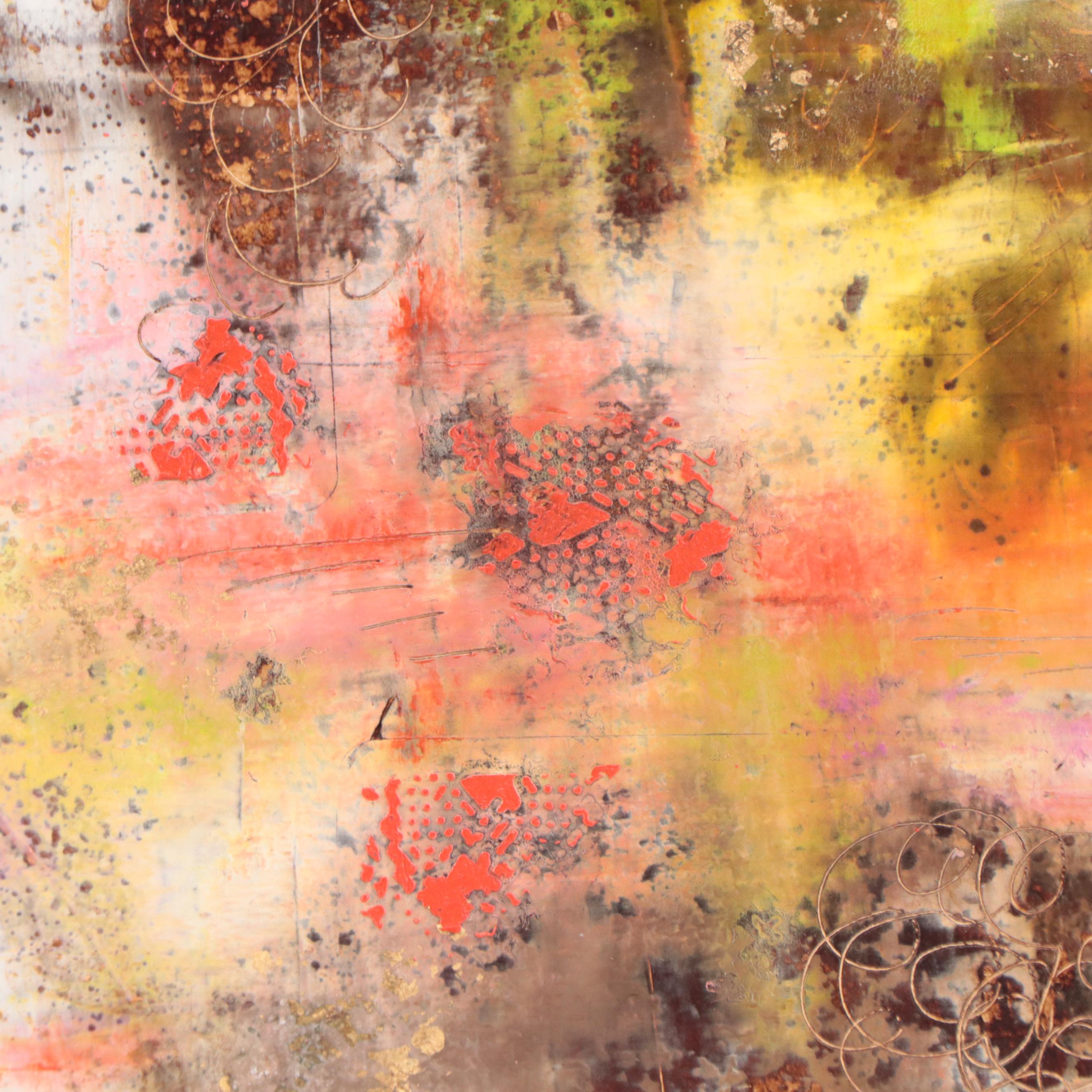 Dottie Abramowski Abstract Mixed Media Painting