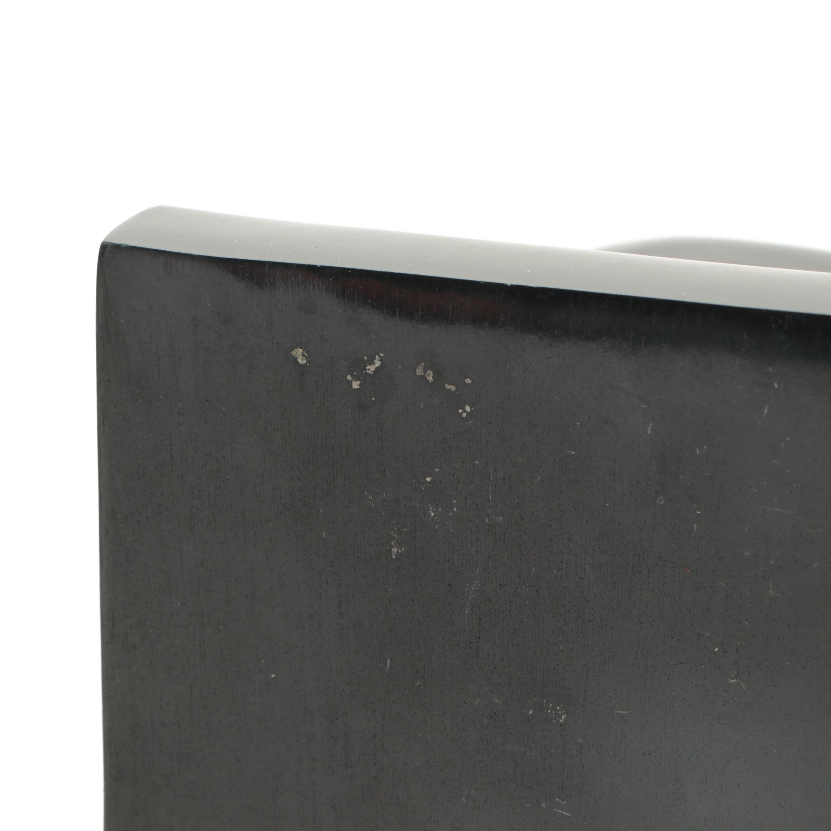 Carved Stone Dog-Form Bookends