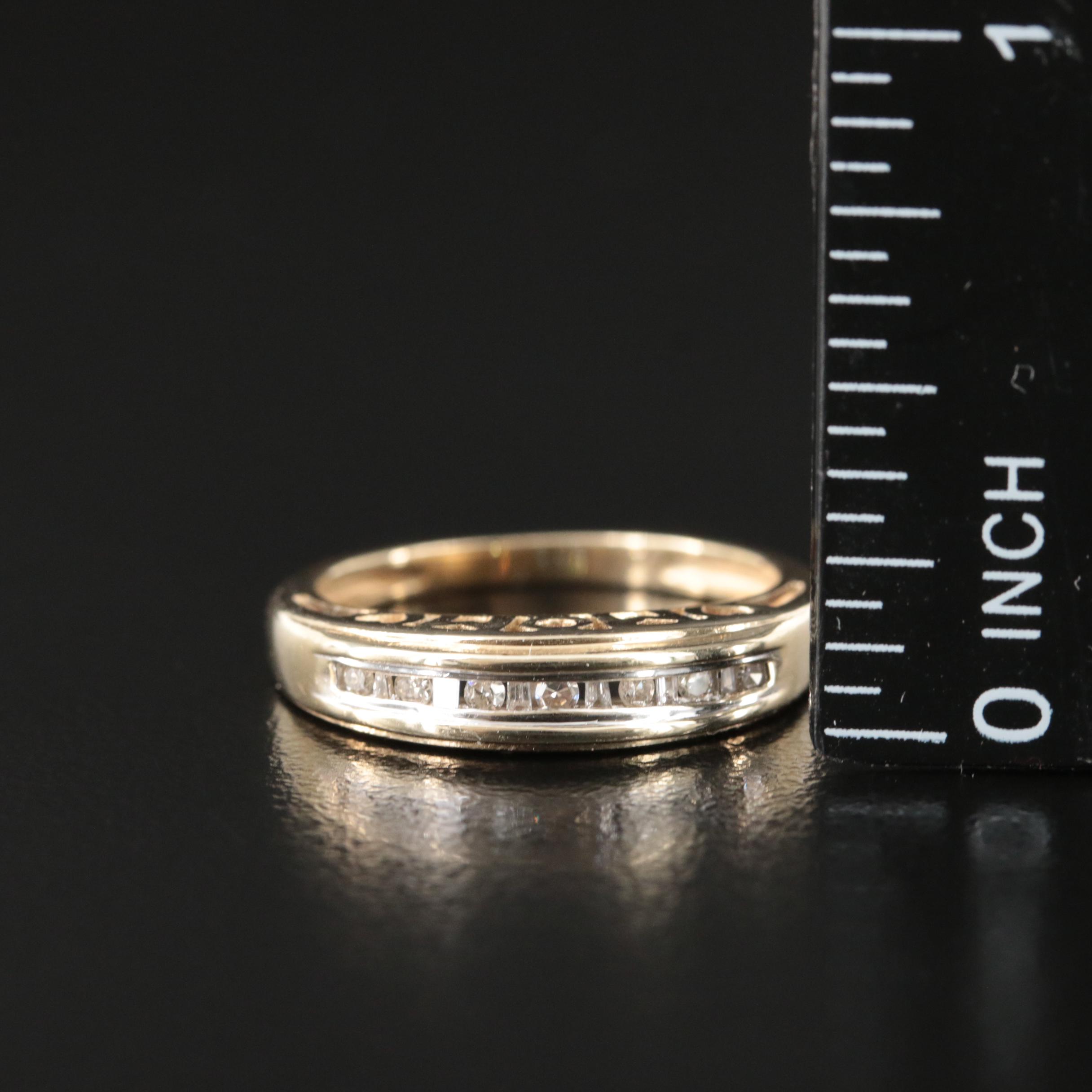 10K 0.12 CTW Diamond "MOM" Ring