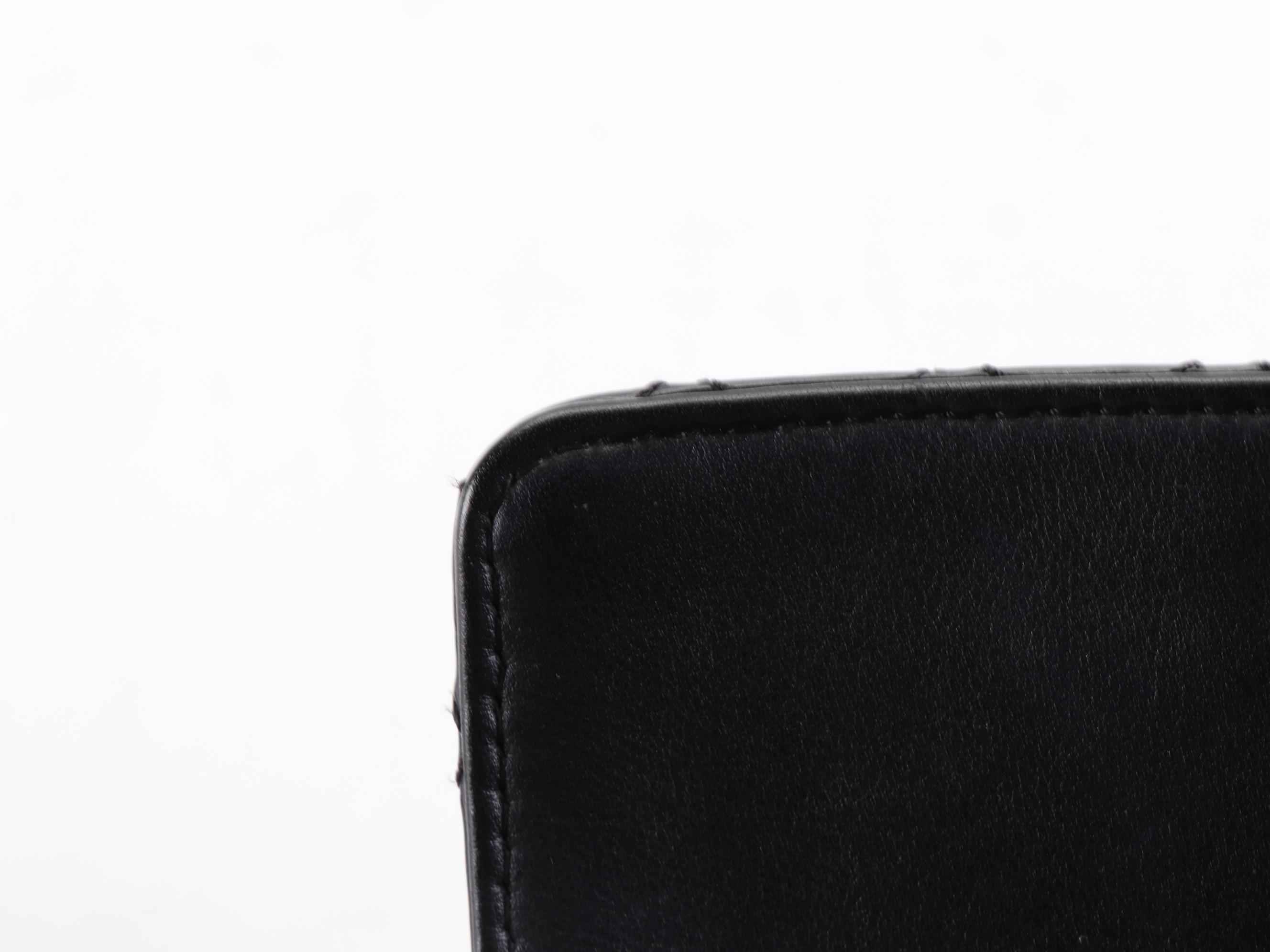 Chanel Boy Bag in Black Smooth and Quilted Patent Leather