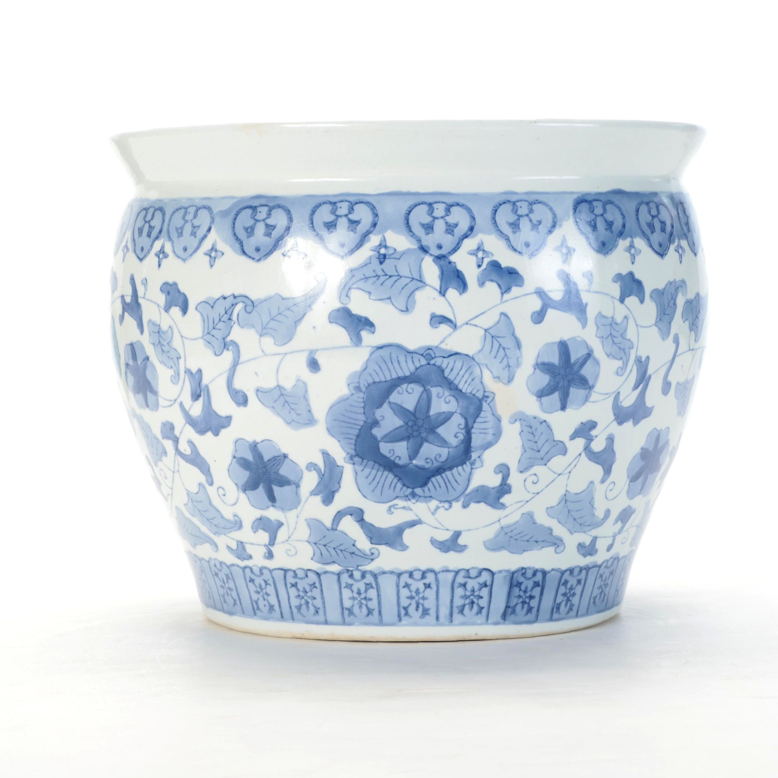 Chinese Blue and White Ceramic Planter