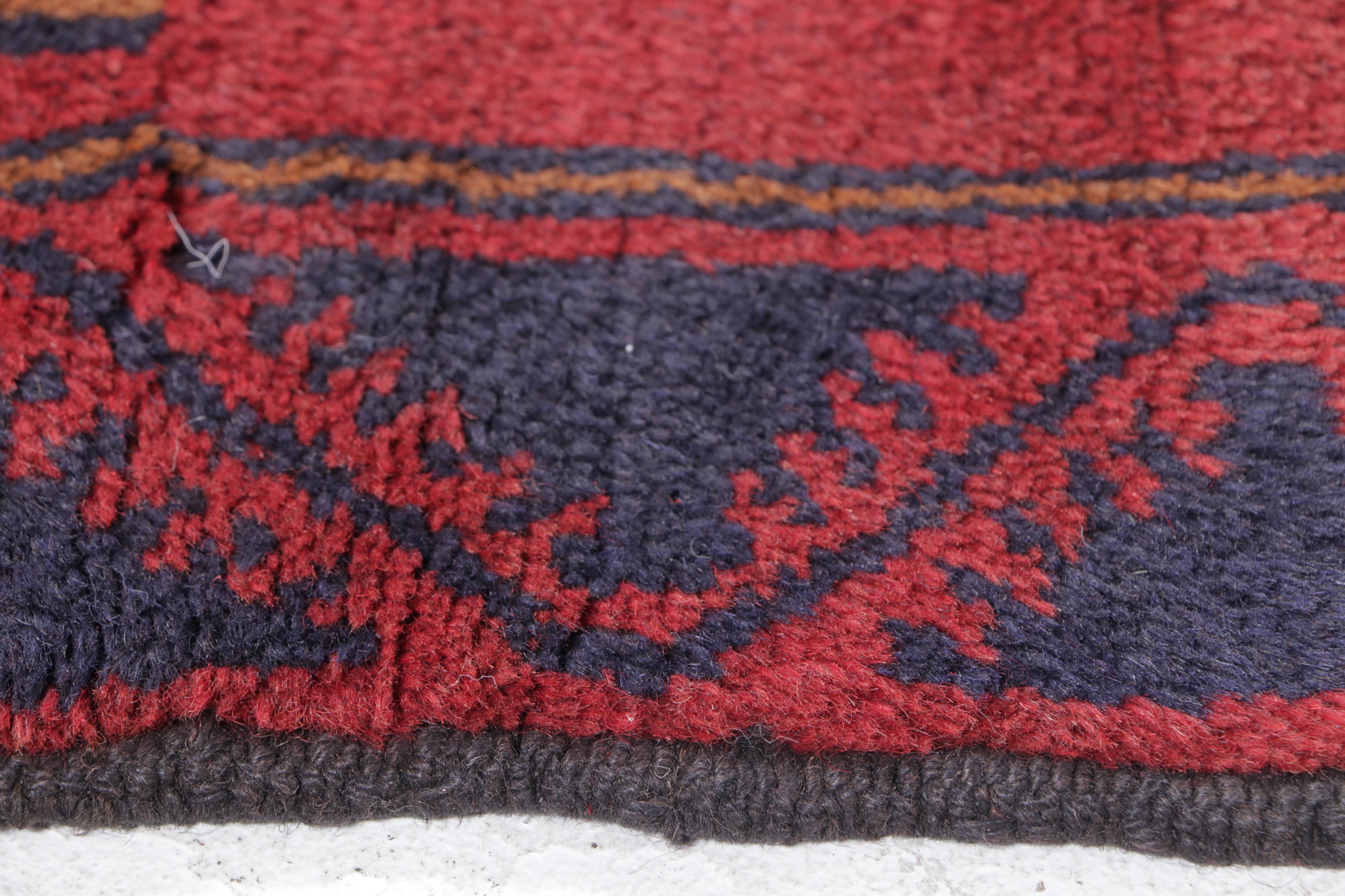 2'8 x 4'7 Hand-Knotted Afghan Taimani Accent Rug