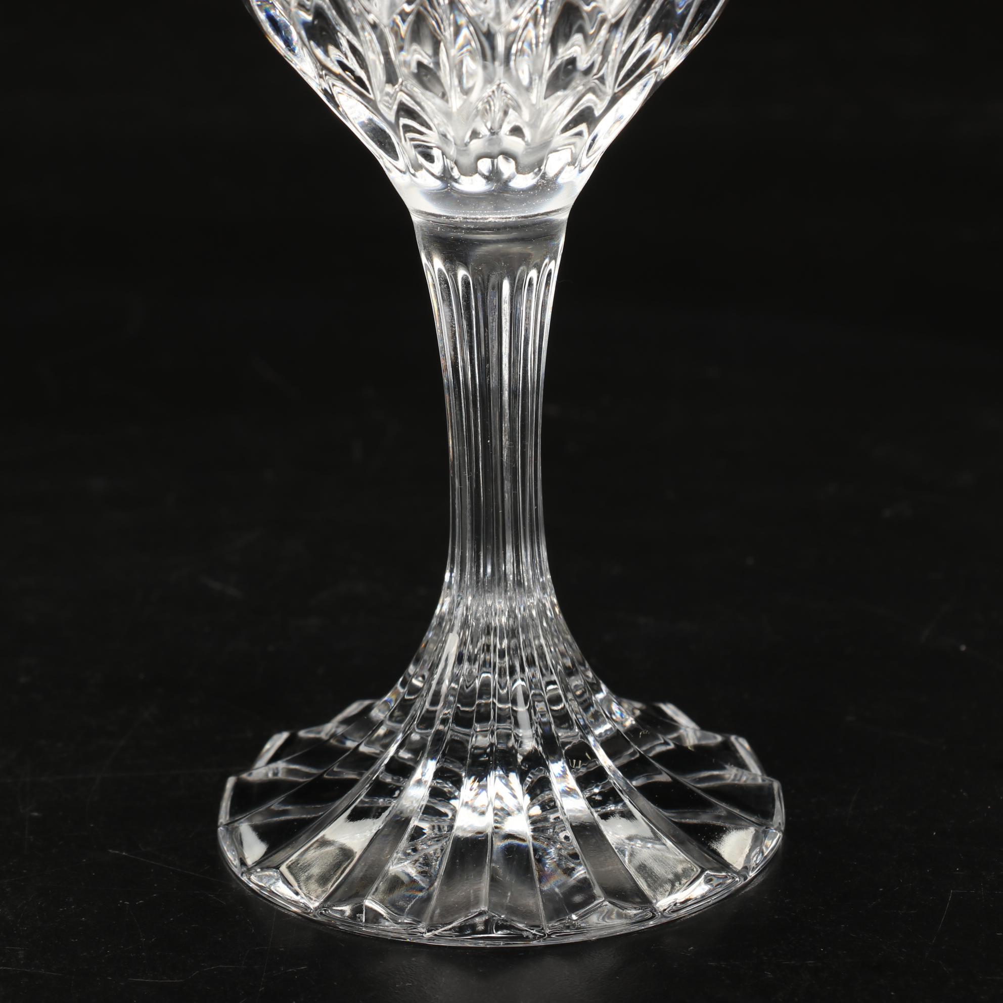 Cristal d'Arques-Durand "Bretagne" Wine Glasses and E&L Pitcher