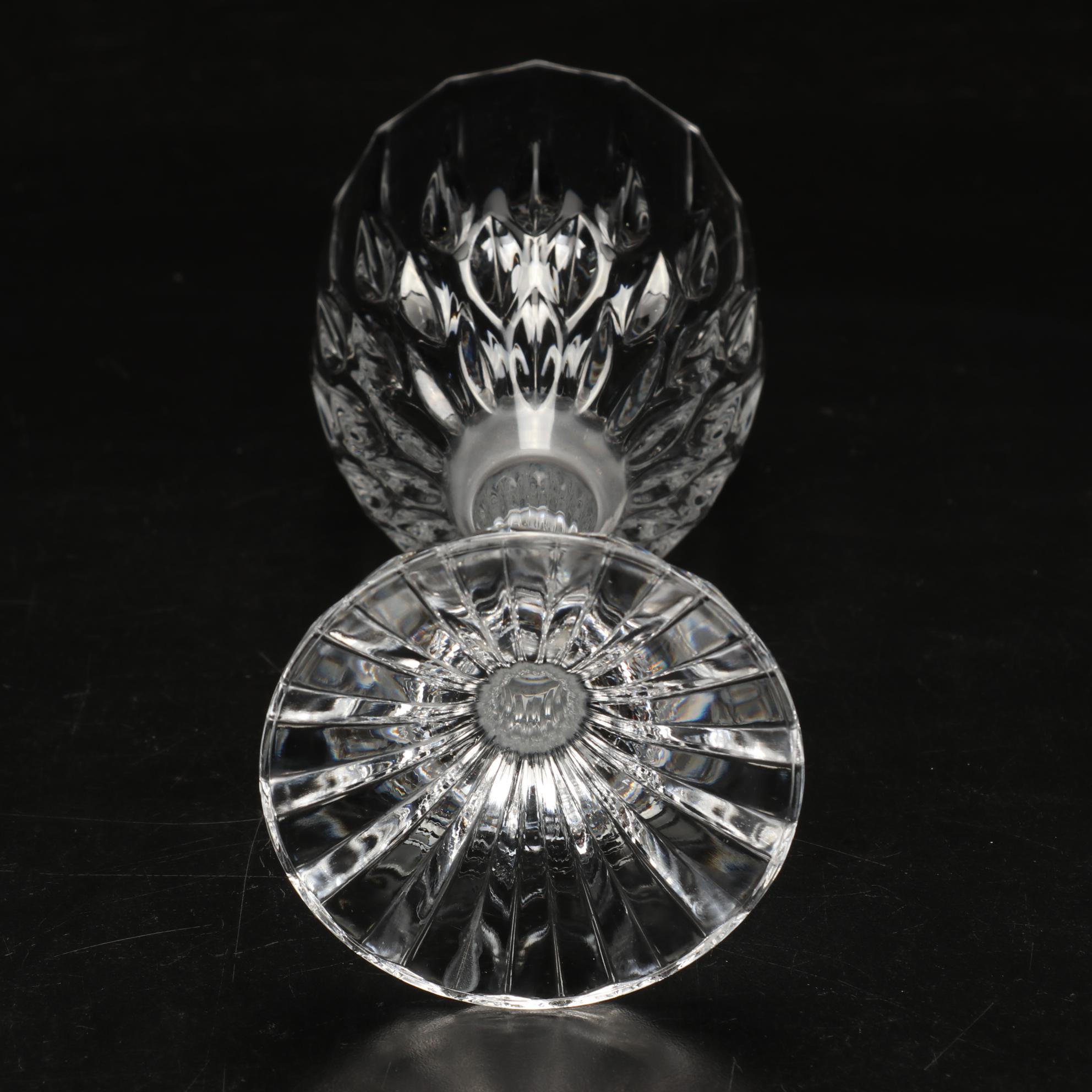 Cristal d'Arques-Durand "Bretagne" Wine Glasses and E&L Pitcher