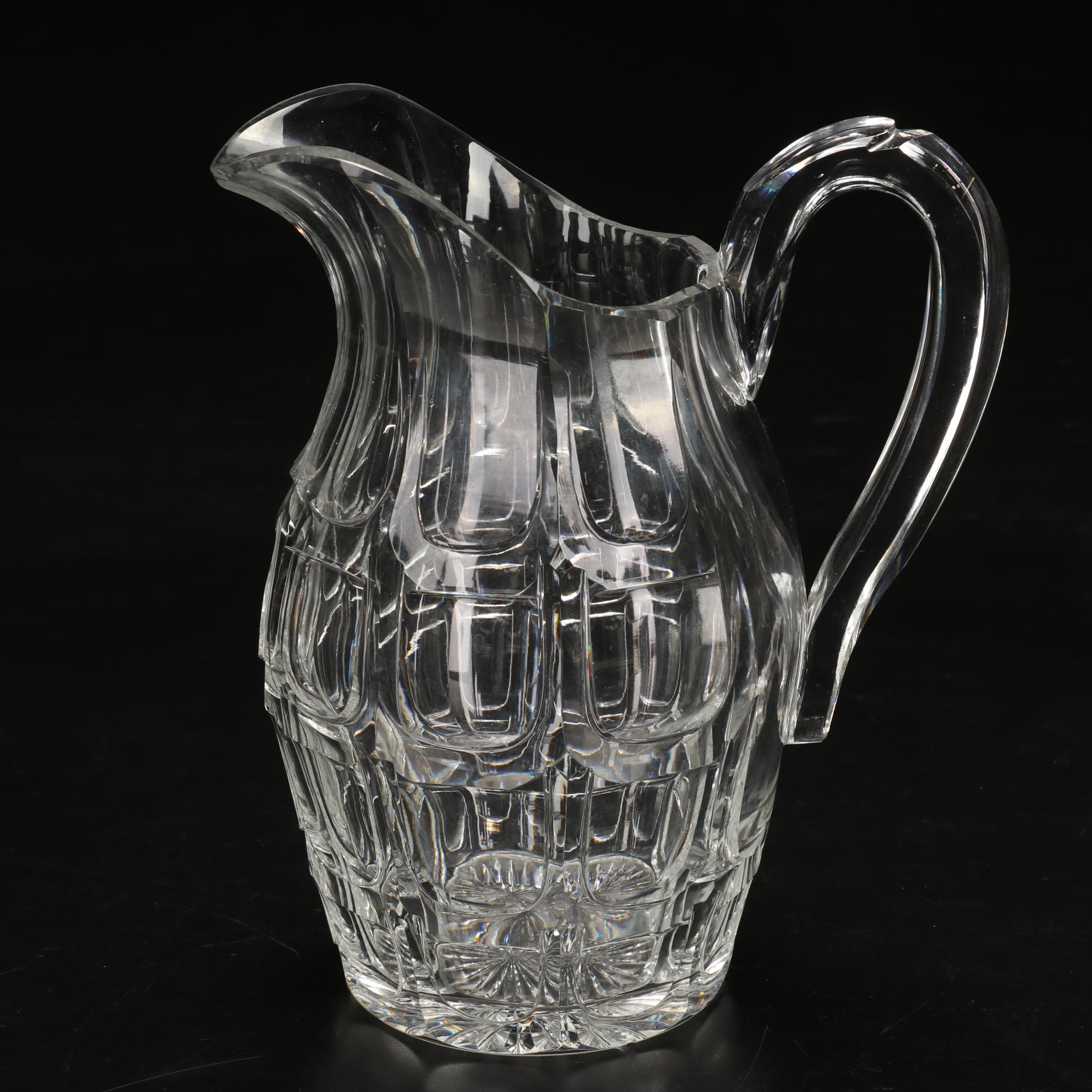 Cristal d'Arques-Durand "Bretagne" Wine Glasses and E&L Pitcher