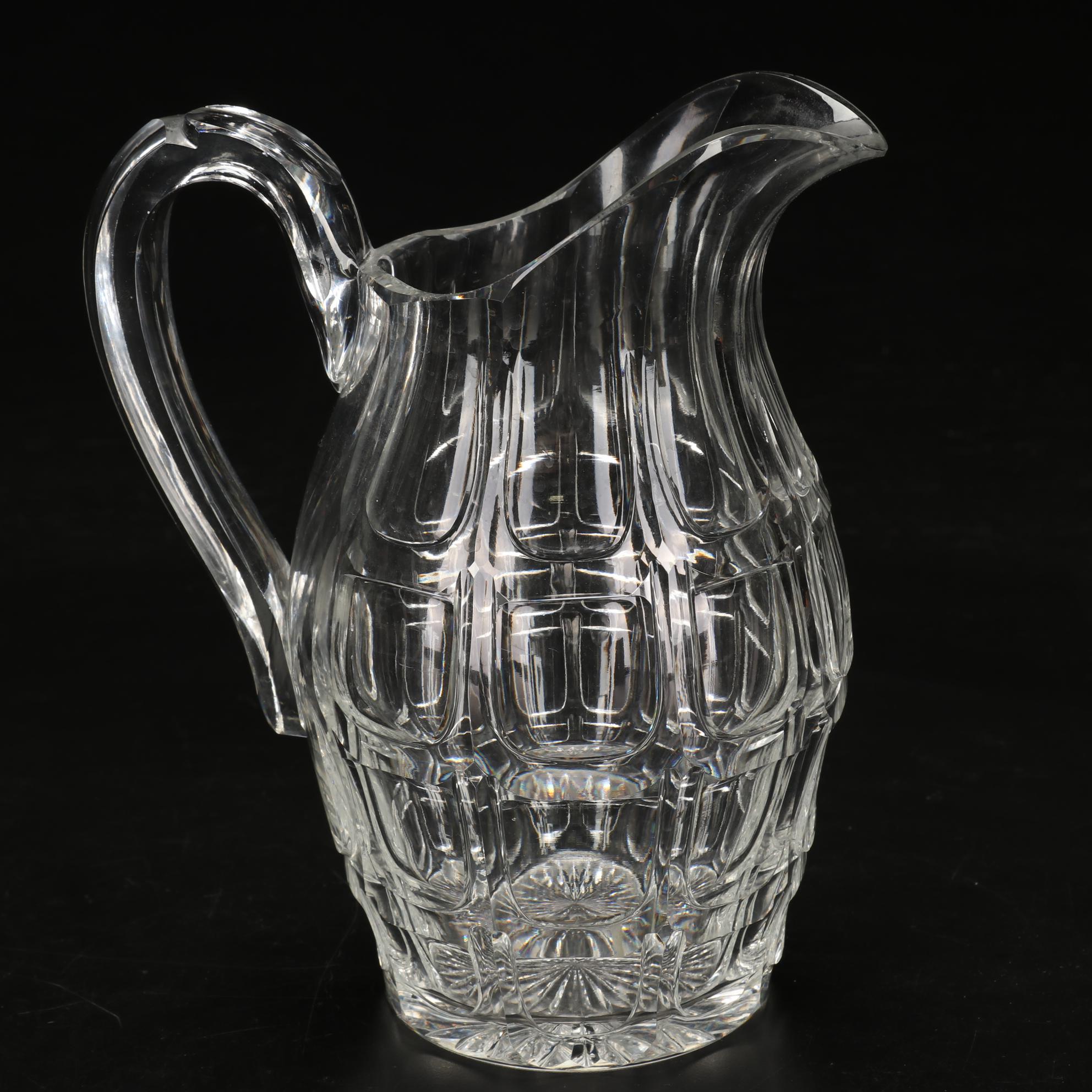 Cristal d'Arques-Durand "Bretagne" Wine Glasses and E&L Pitcher