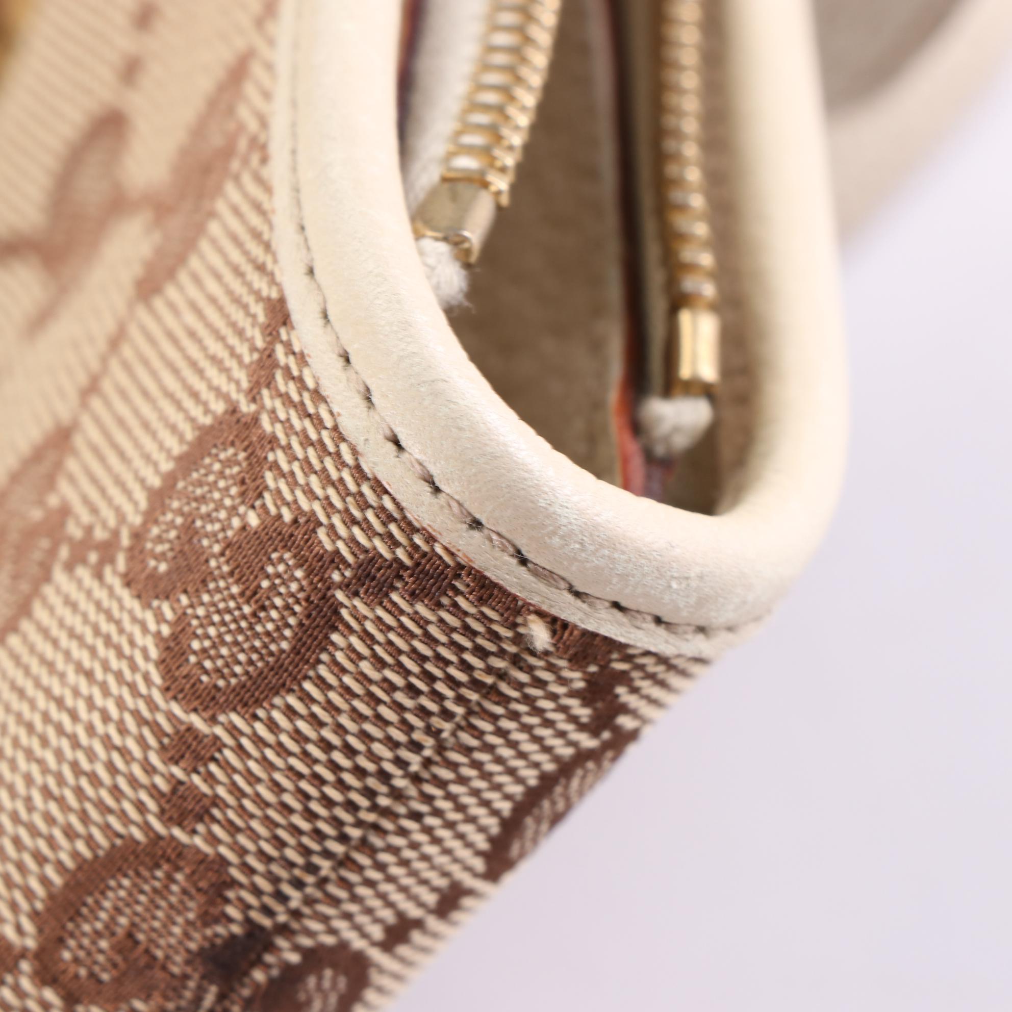 Gucci Eclipse GG Canvas and Leather Shoulder Bag