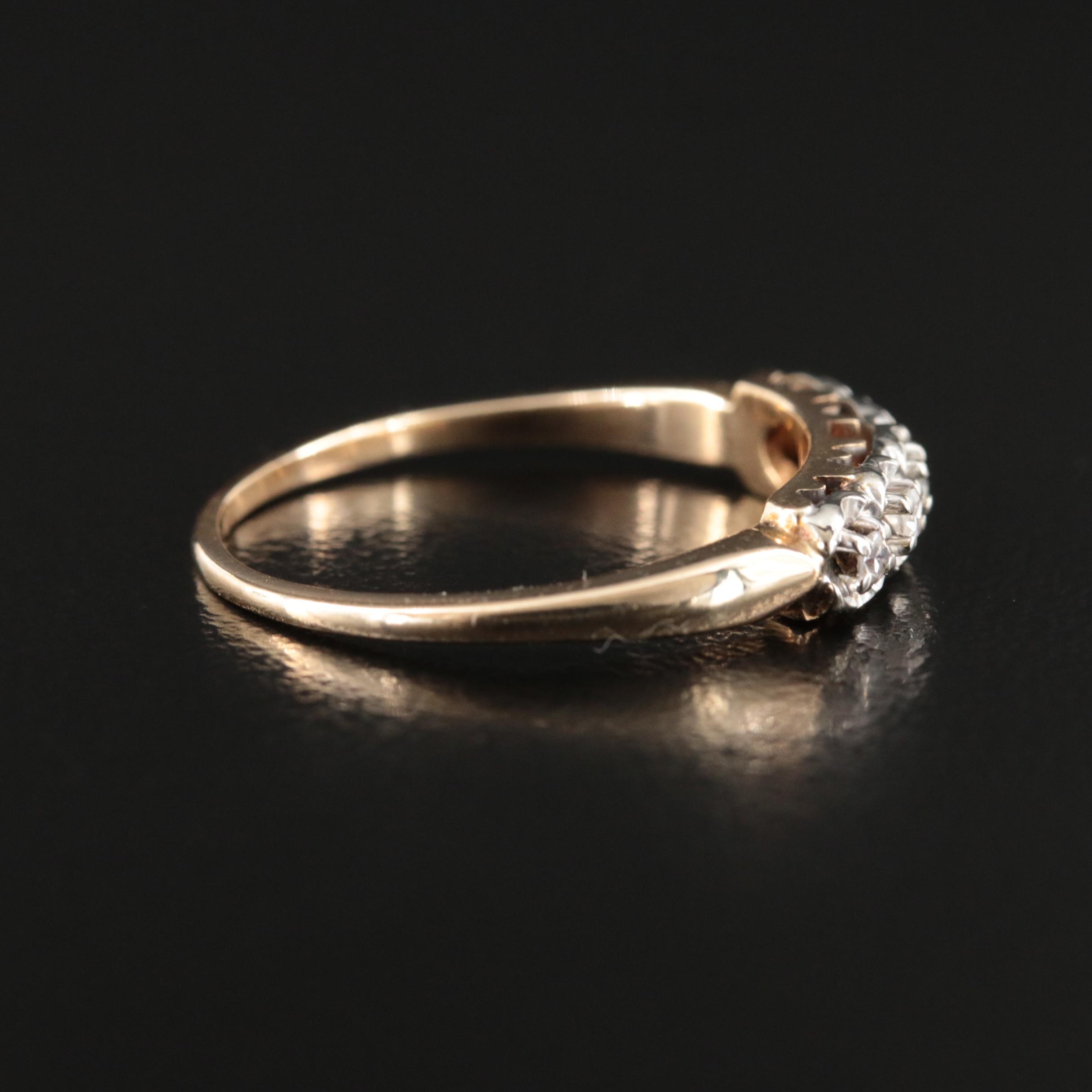 14K 0.09 CTW Diamond Band