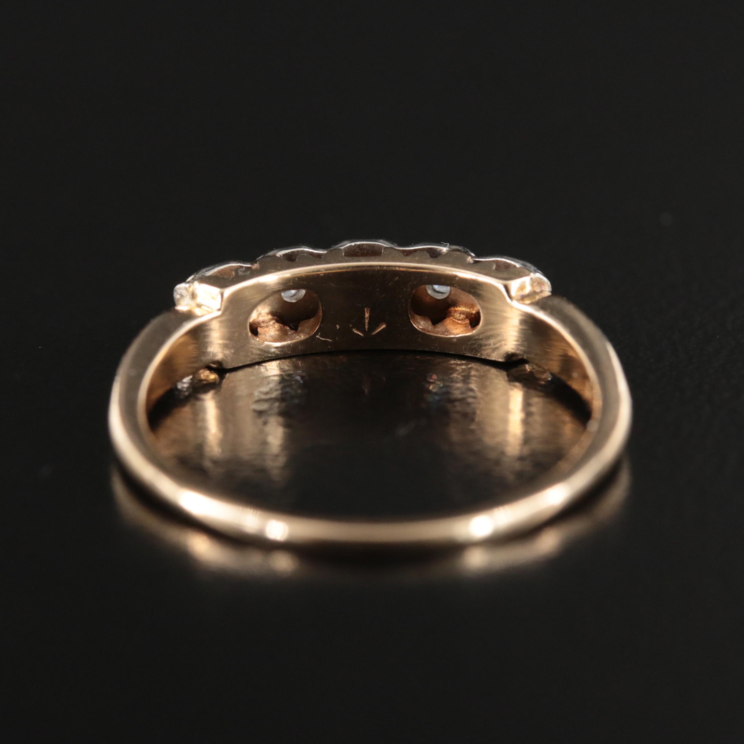 14K 0.09 CTW Diamond Band
