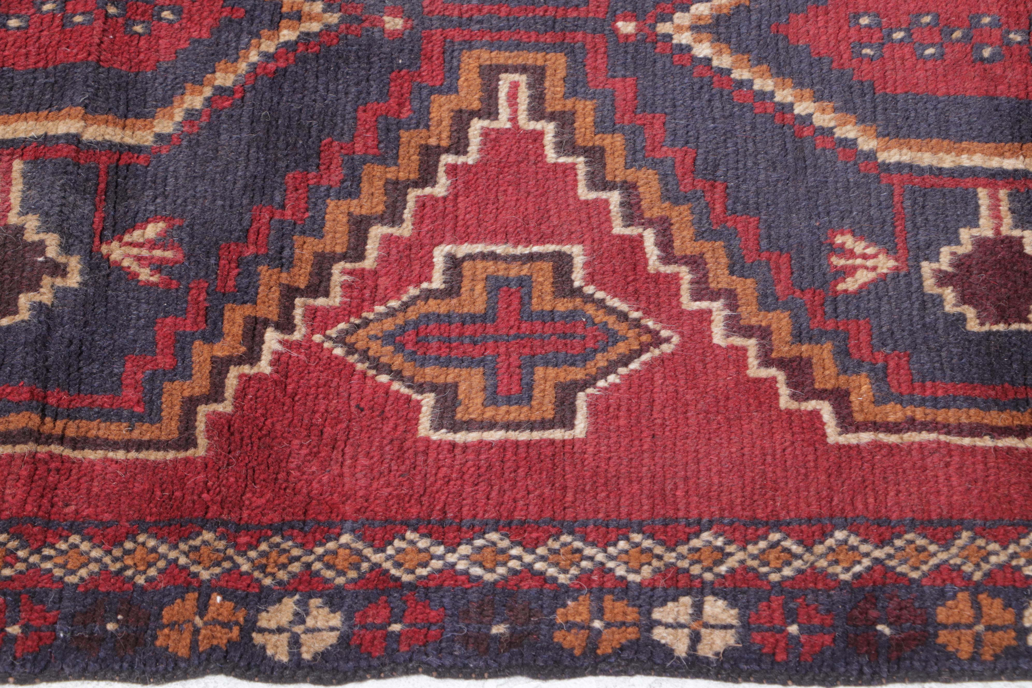3' x 4'8 Hand-Knotted Afghan Taimani Accent Rug