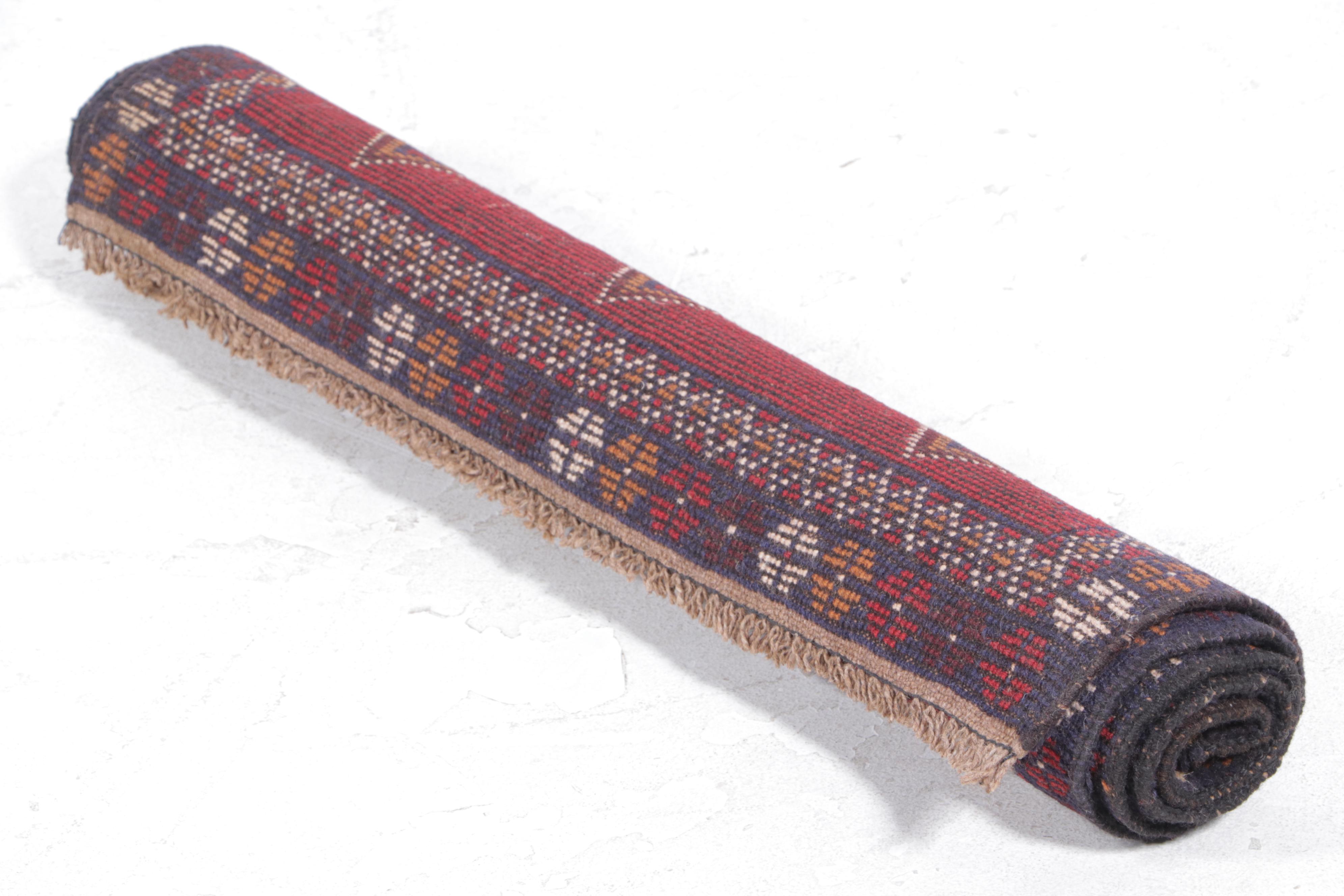 3' x 4'8 Hand-Knotted Afghan Taimani Accent Rug