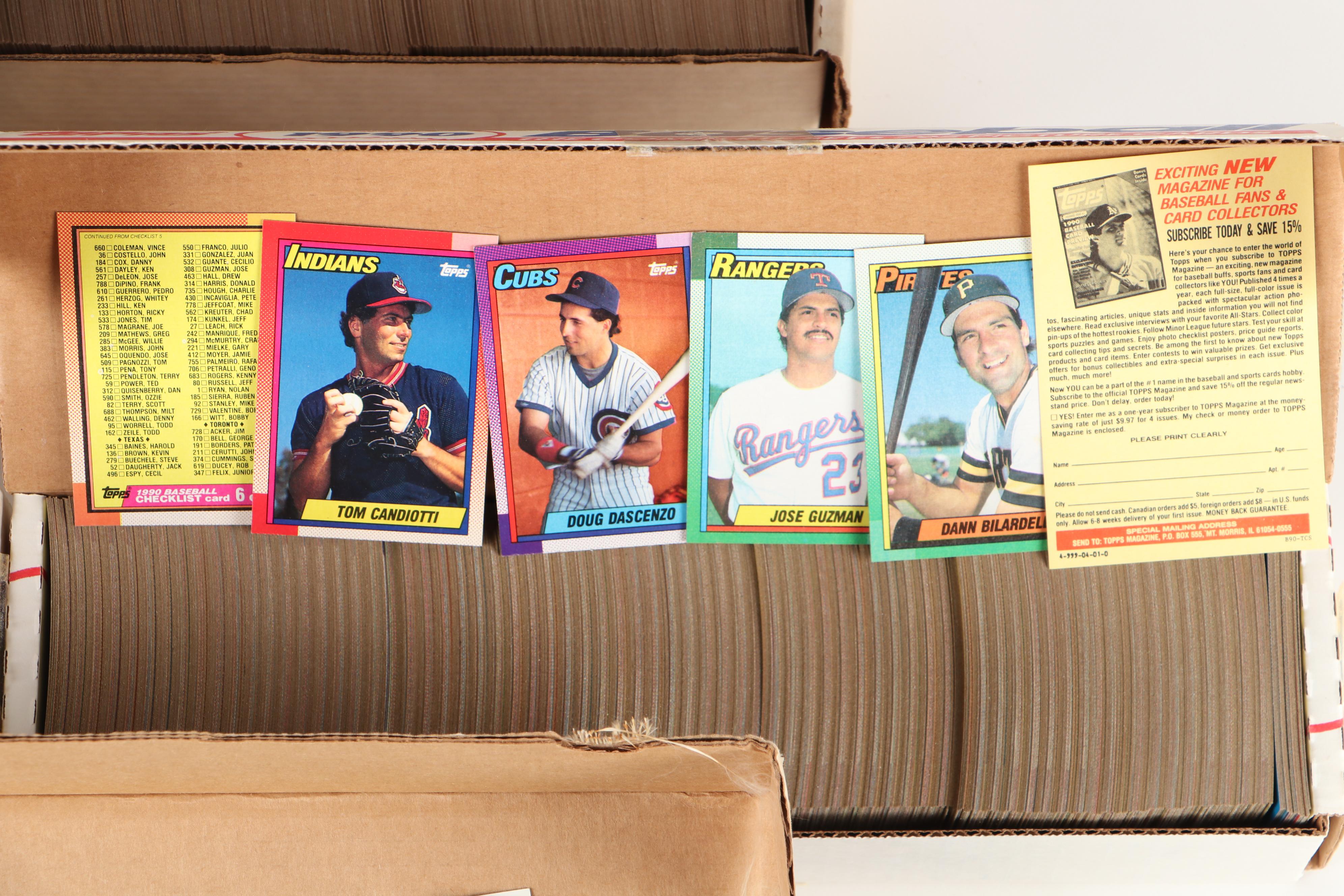 Topps Baseball Cards Including Rose, Mattingly, 1988 Near-Set, 1980s–1990s