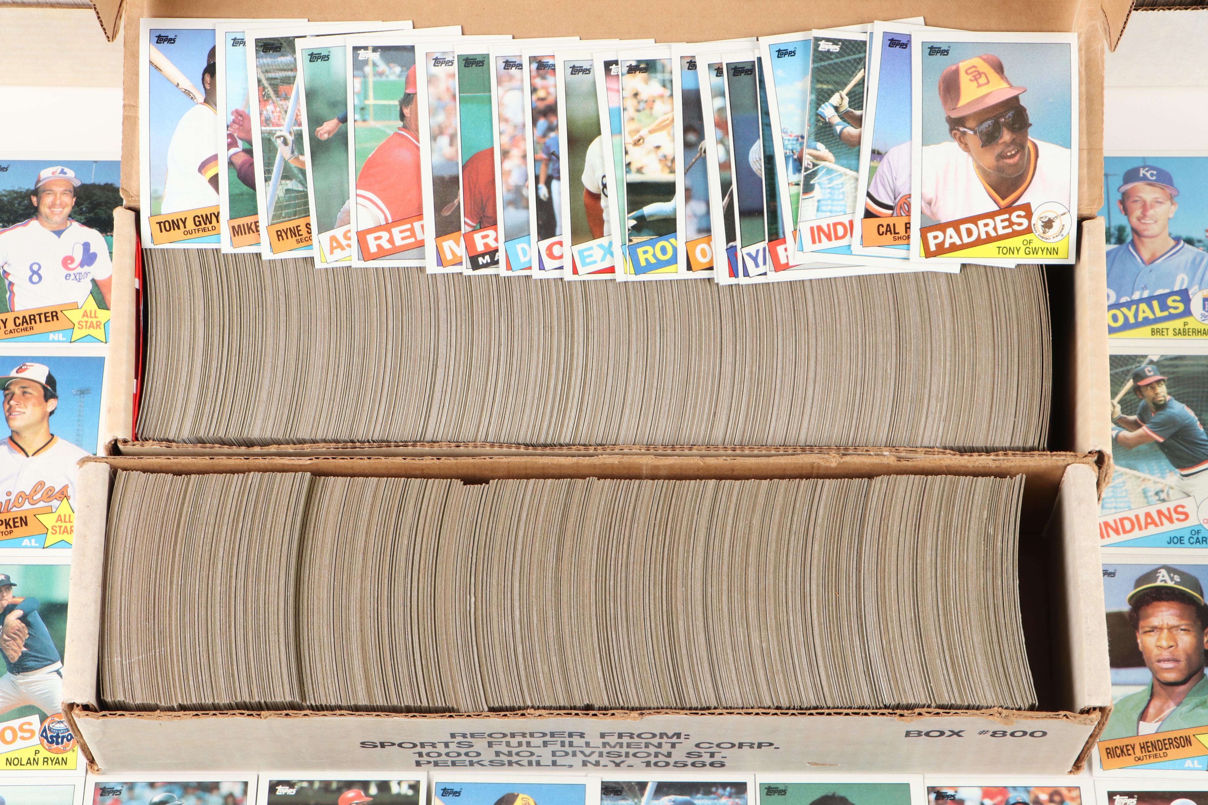 Topps Baseball Cards Including Rose, Mattingly, 1988 Near-Set, 1980s–1990s