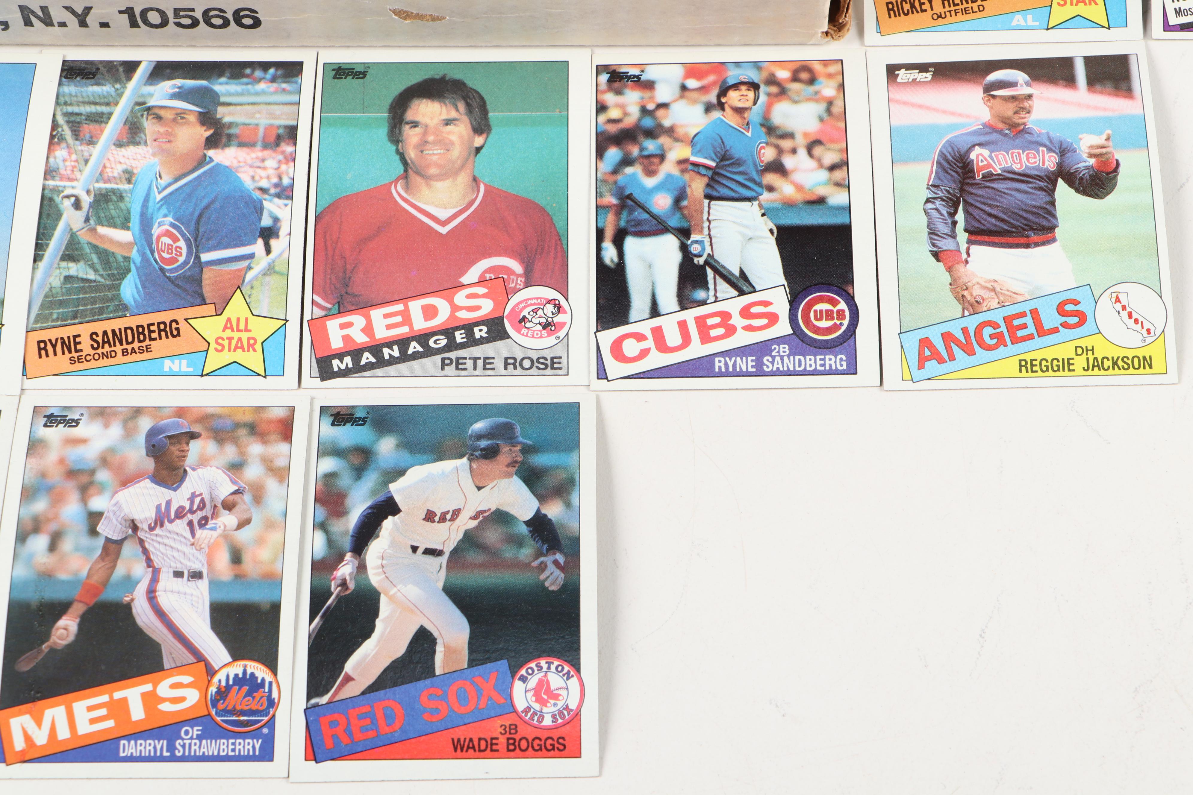 Topps Baseball Cards Including Rose, Mattingly, 1988 Near-Set, 1980s–1990s