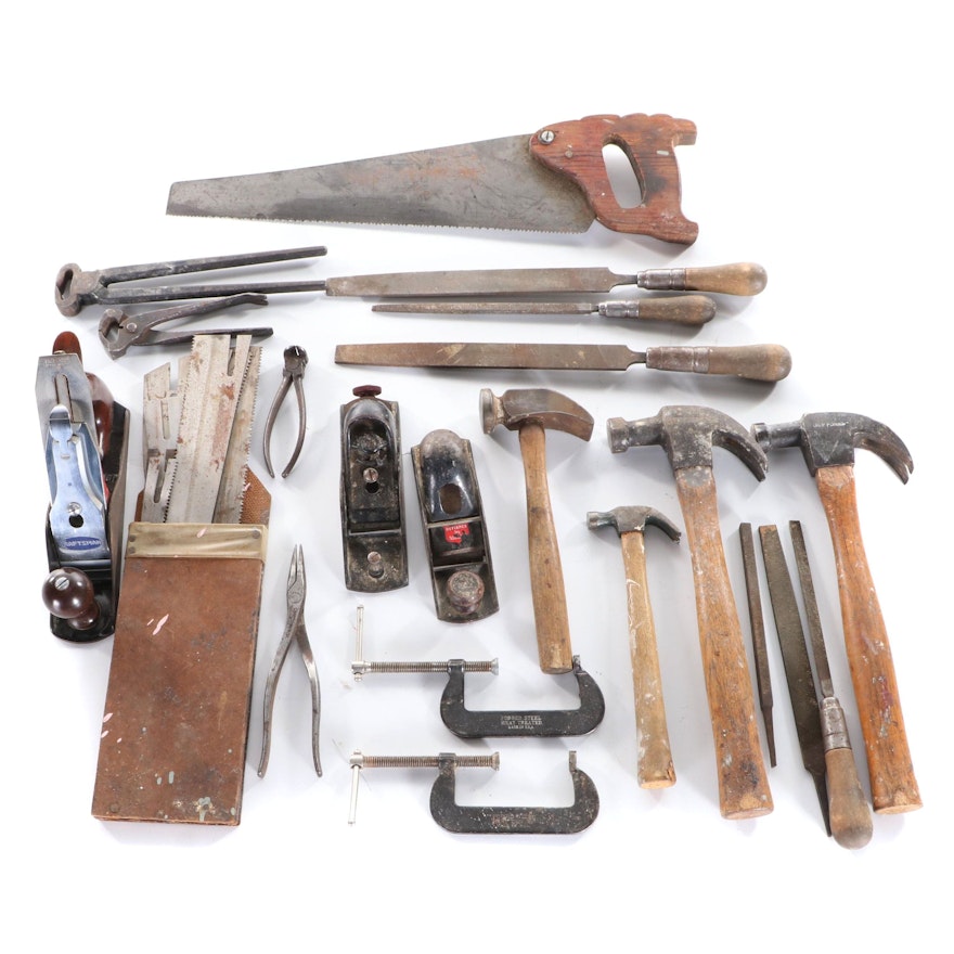 Hand Saws, Hammers, Block Planes and Other Hand Tools