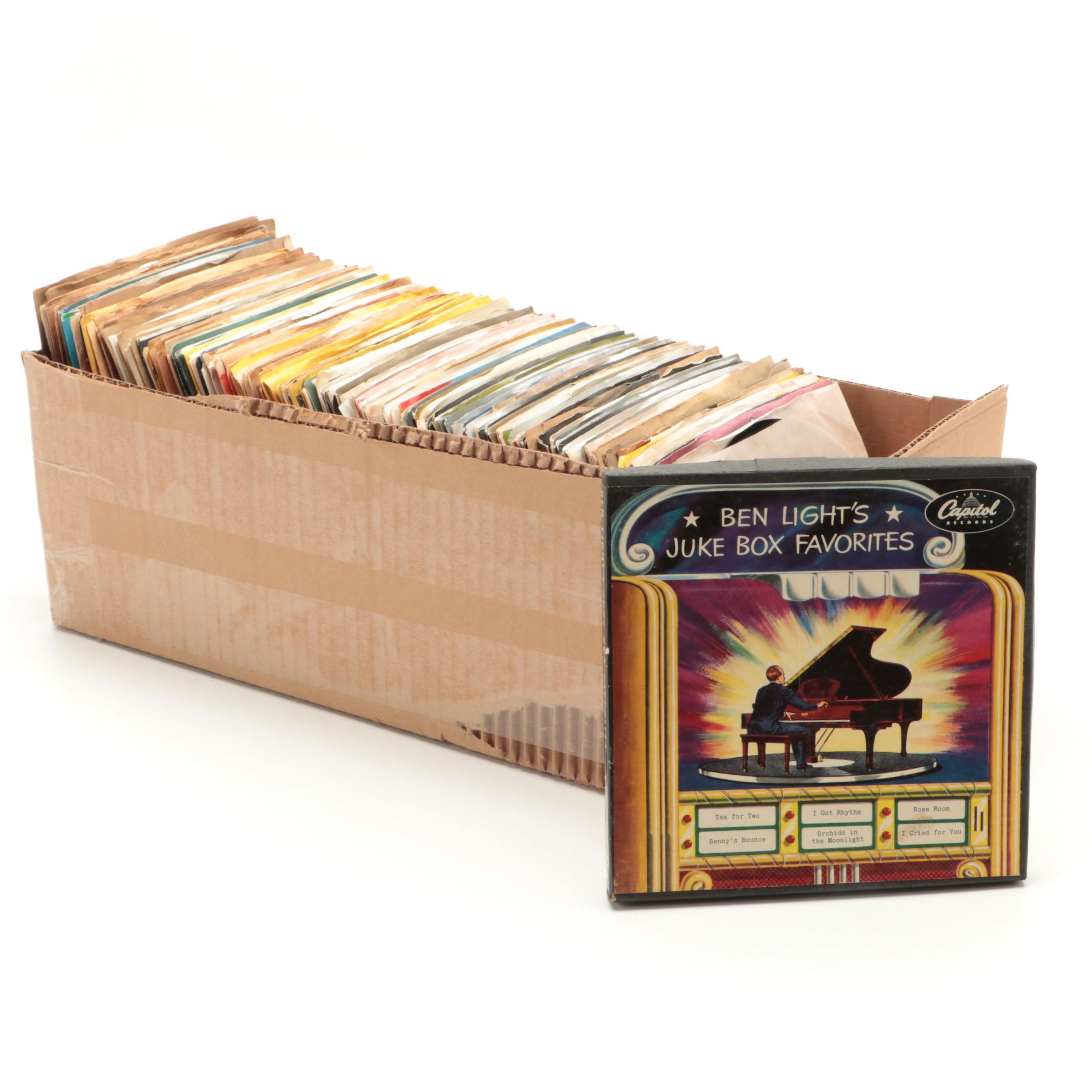 Ben Light's Juke Box Favorites and Other 45 RPM Vinyl Records