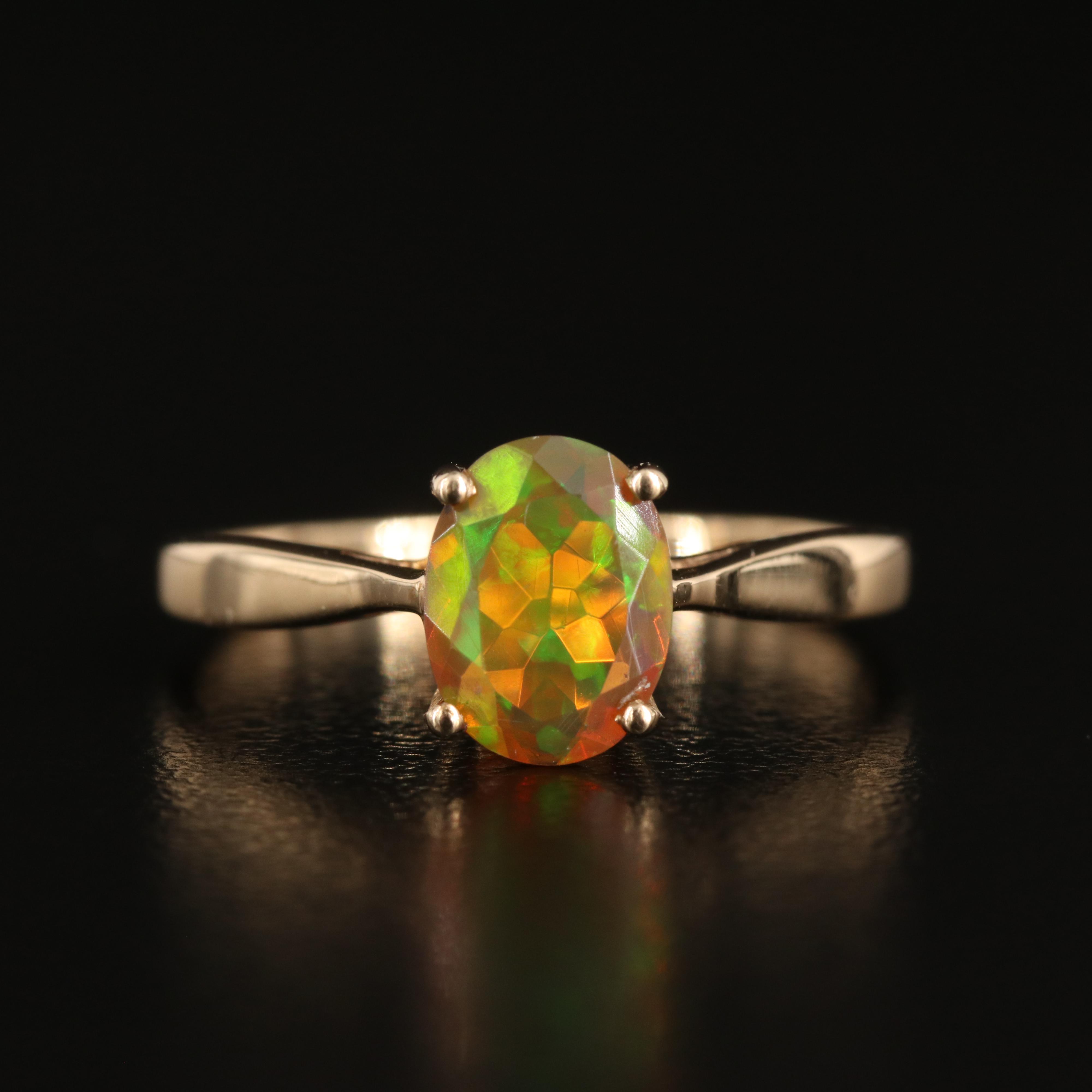 10K Opal Ring