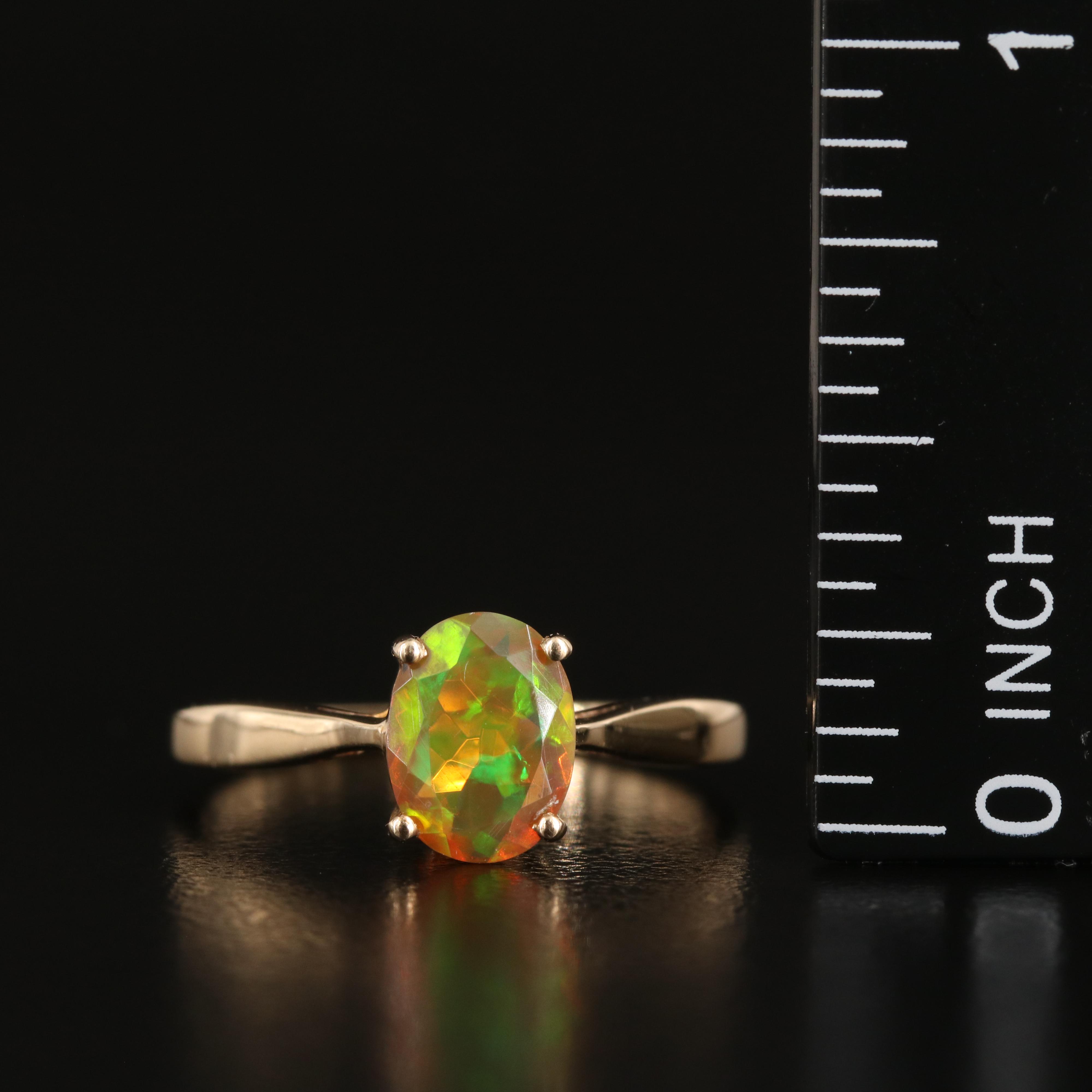 10K Opal Ring