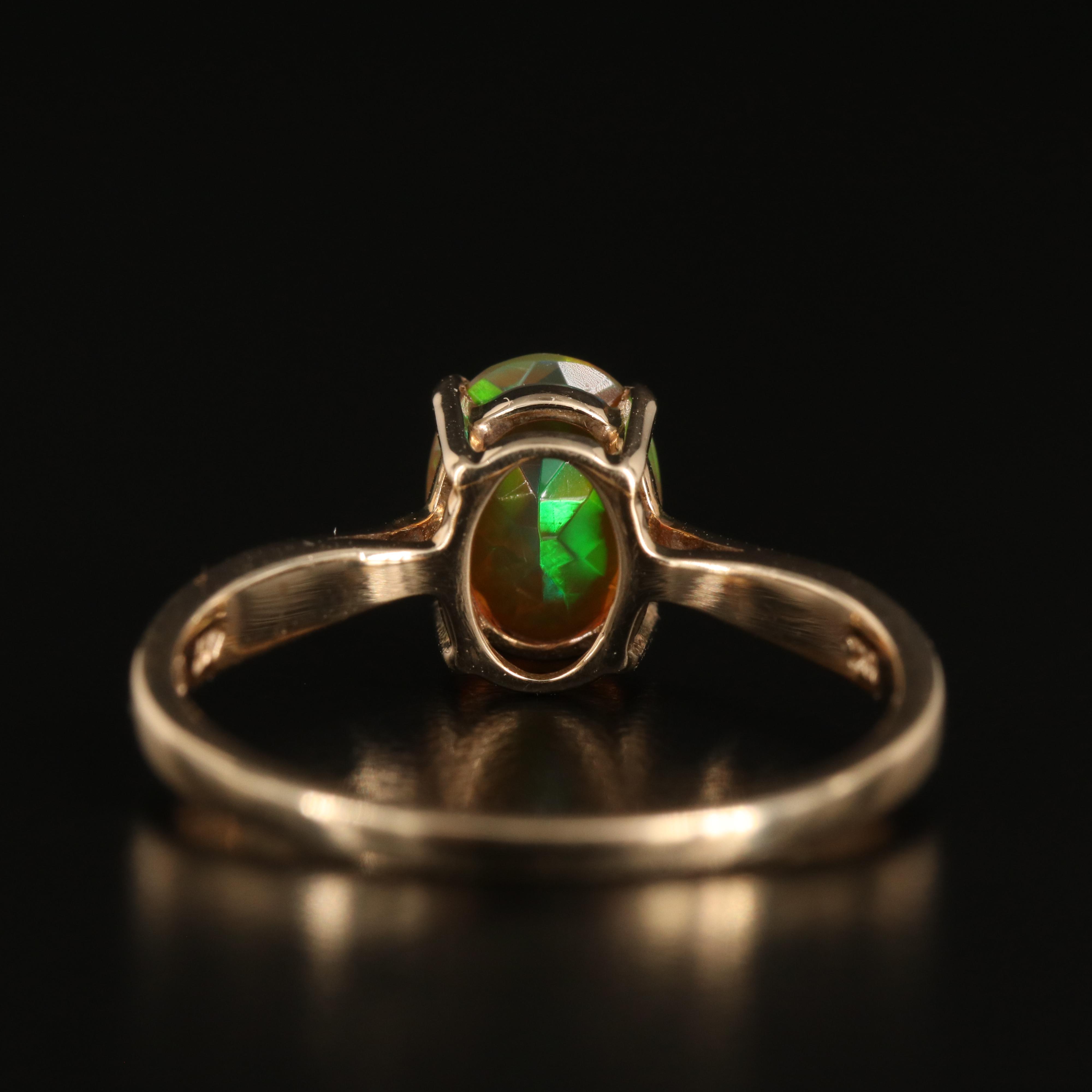 10K Opal Ring