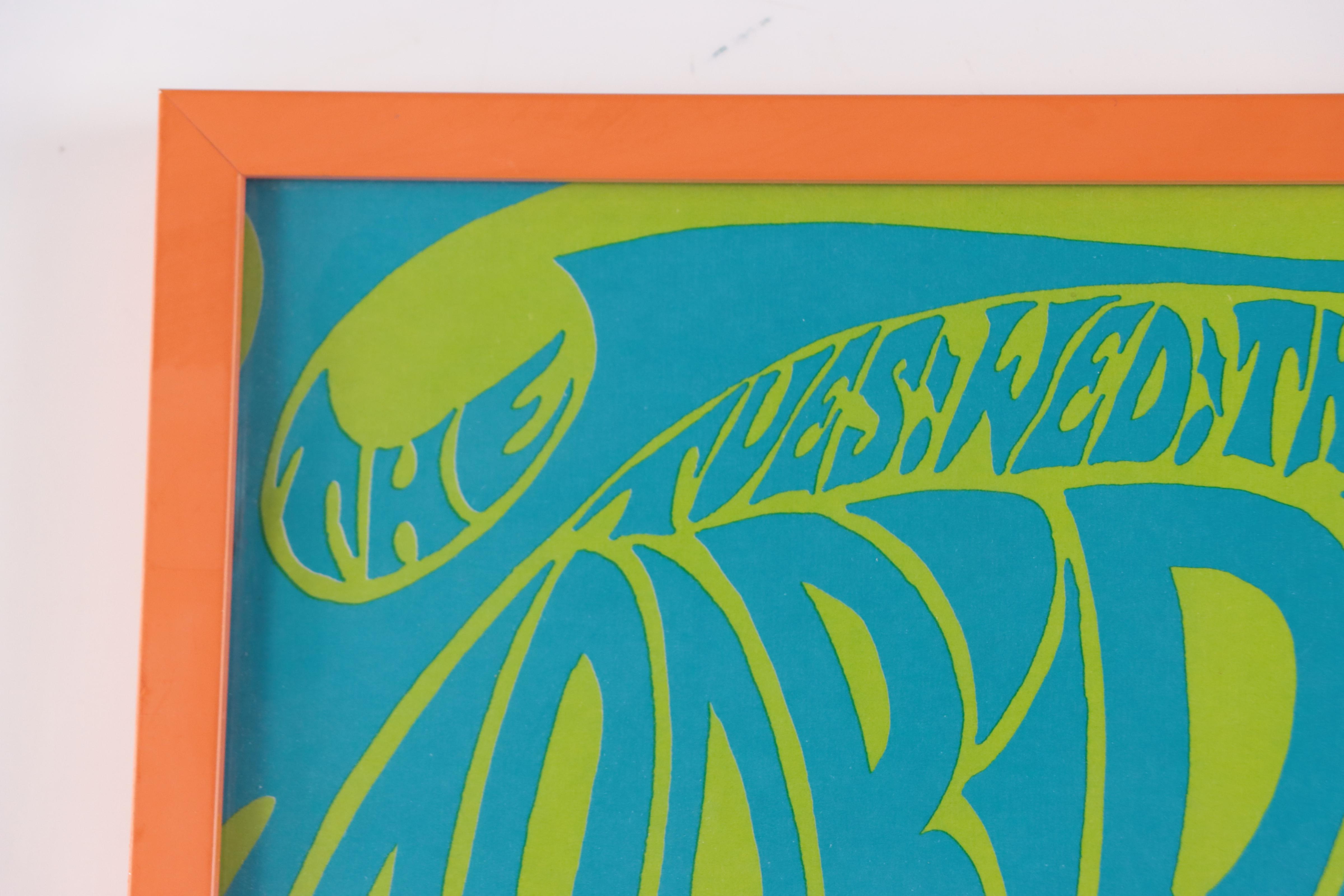 The Doors and The Yardbirds Lithograph Concert Poster After Bonnie MacLean