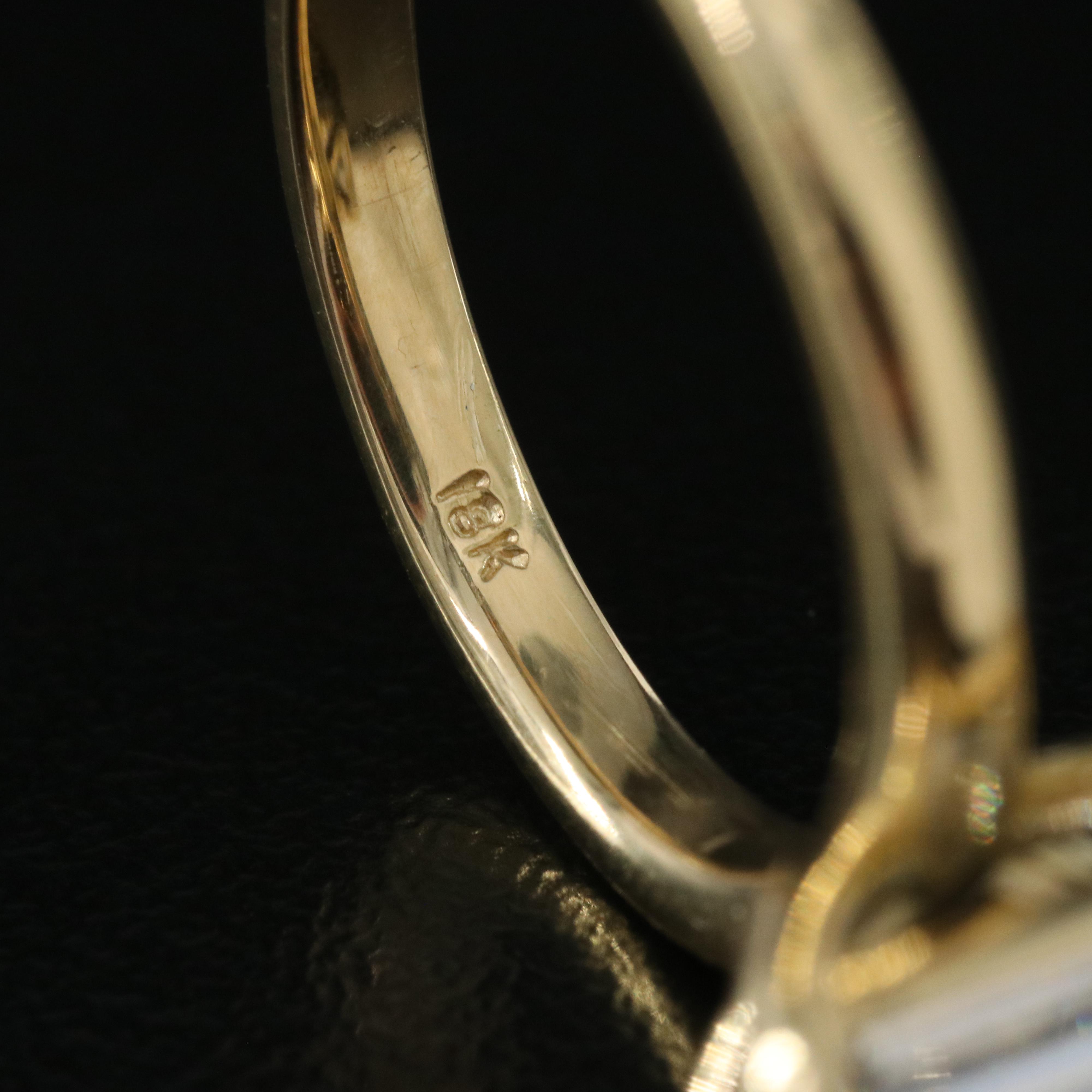 18K 5.03 CT Lab Grown Diamond Solitaire Ring with IGI Report