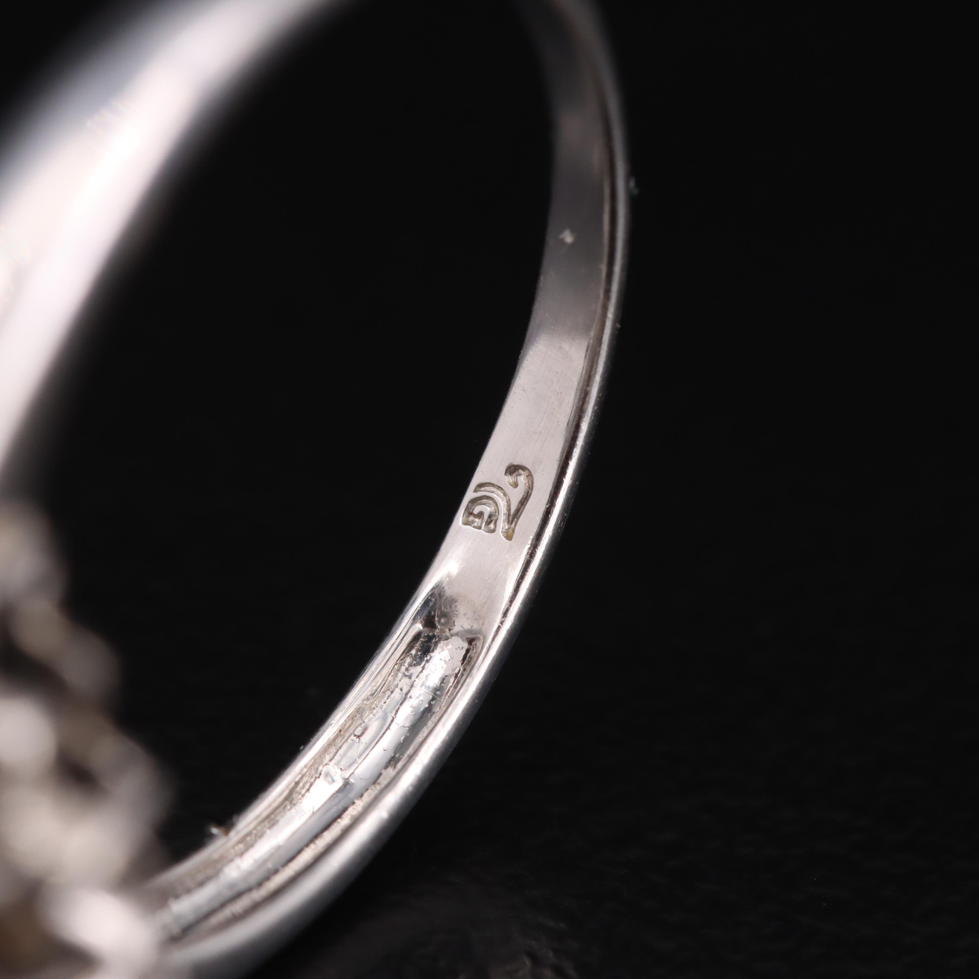 14K Cubic Zirconia and White Topaz Ring